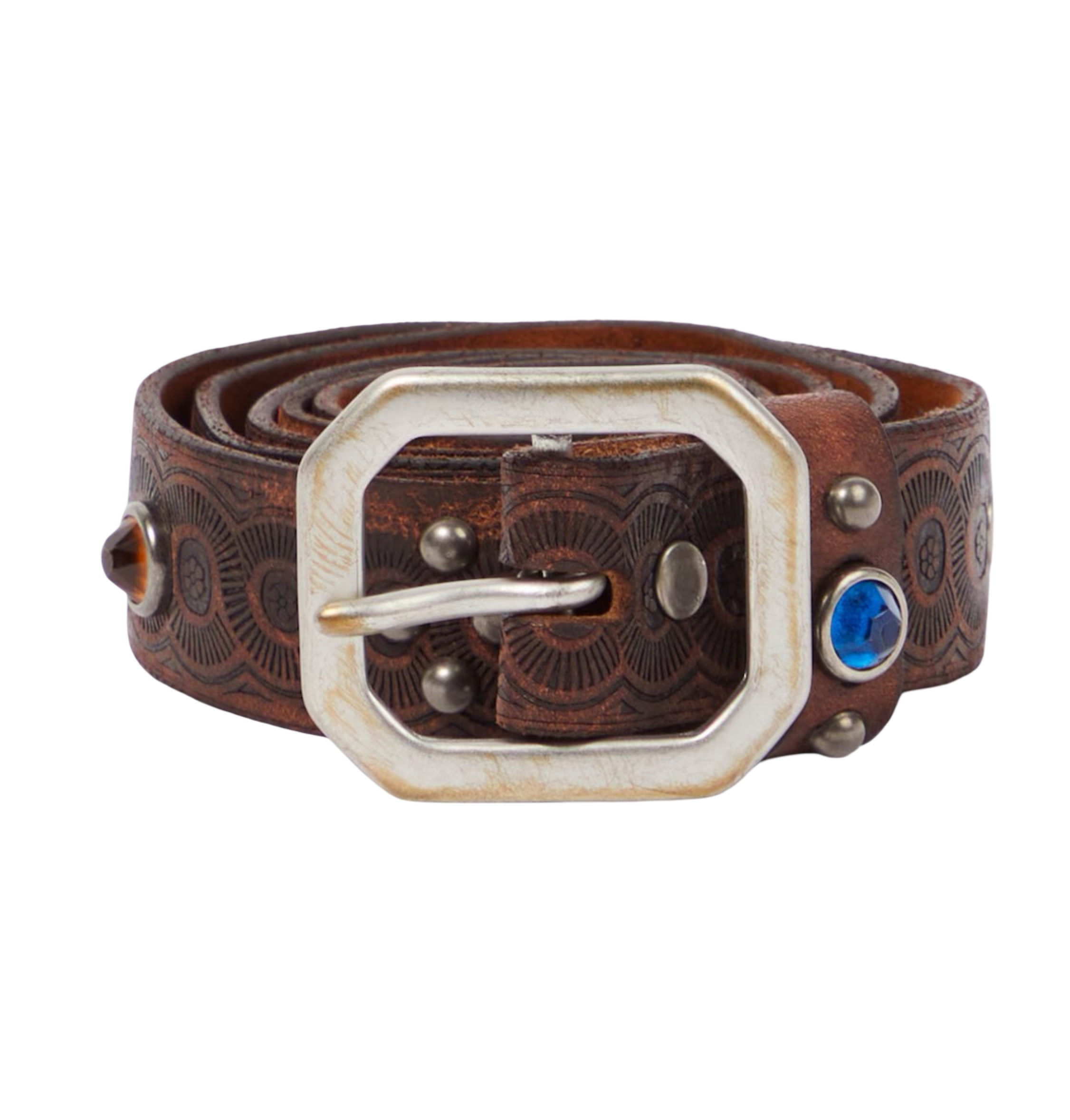 Rasco Embellished Leather Belt