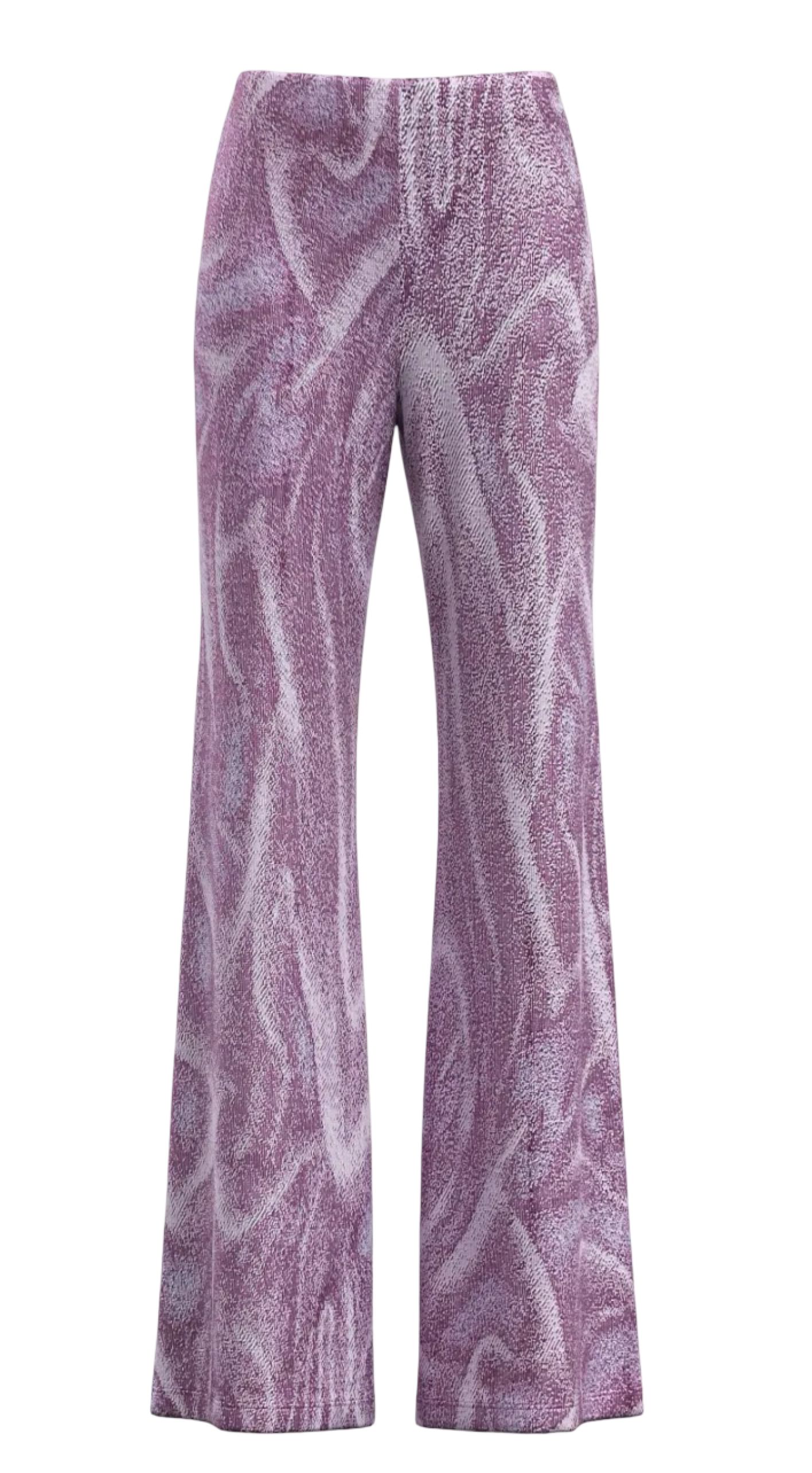 Lurex-Jacquard Trousers