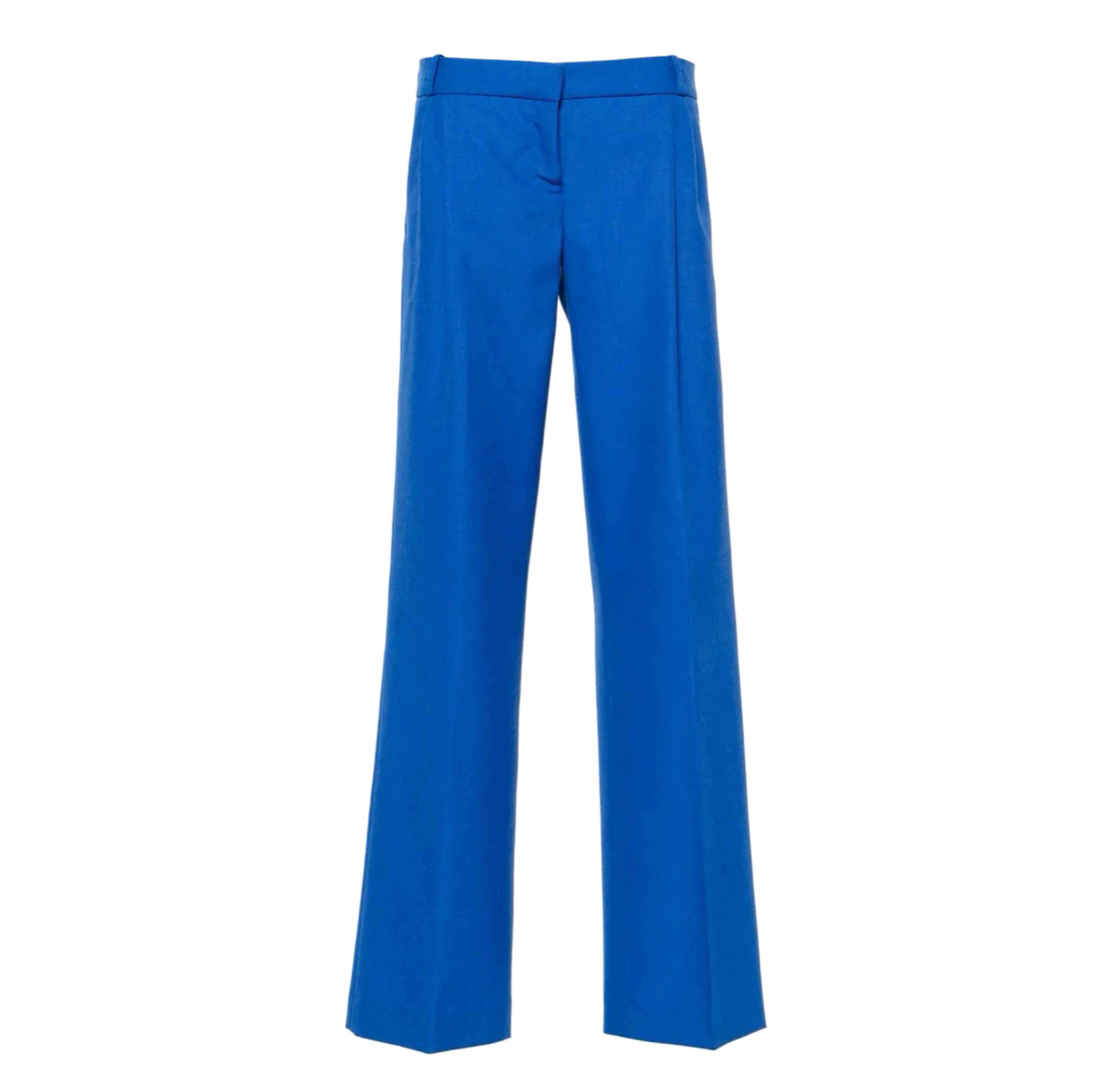 Wool Straight-Leg Trousers