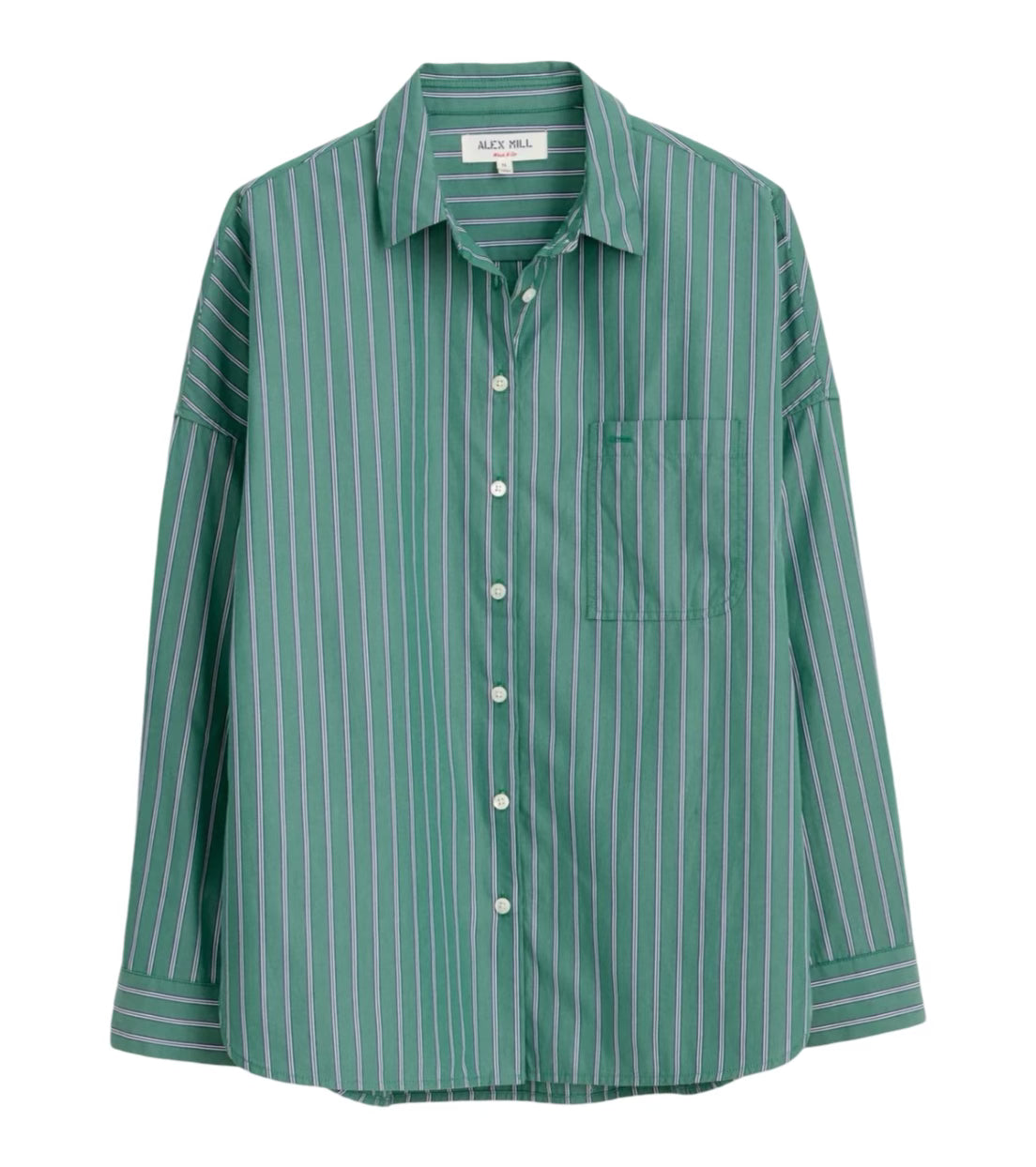 Jo Shirt In Striped Paper Poplin