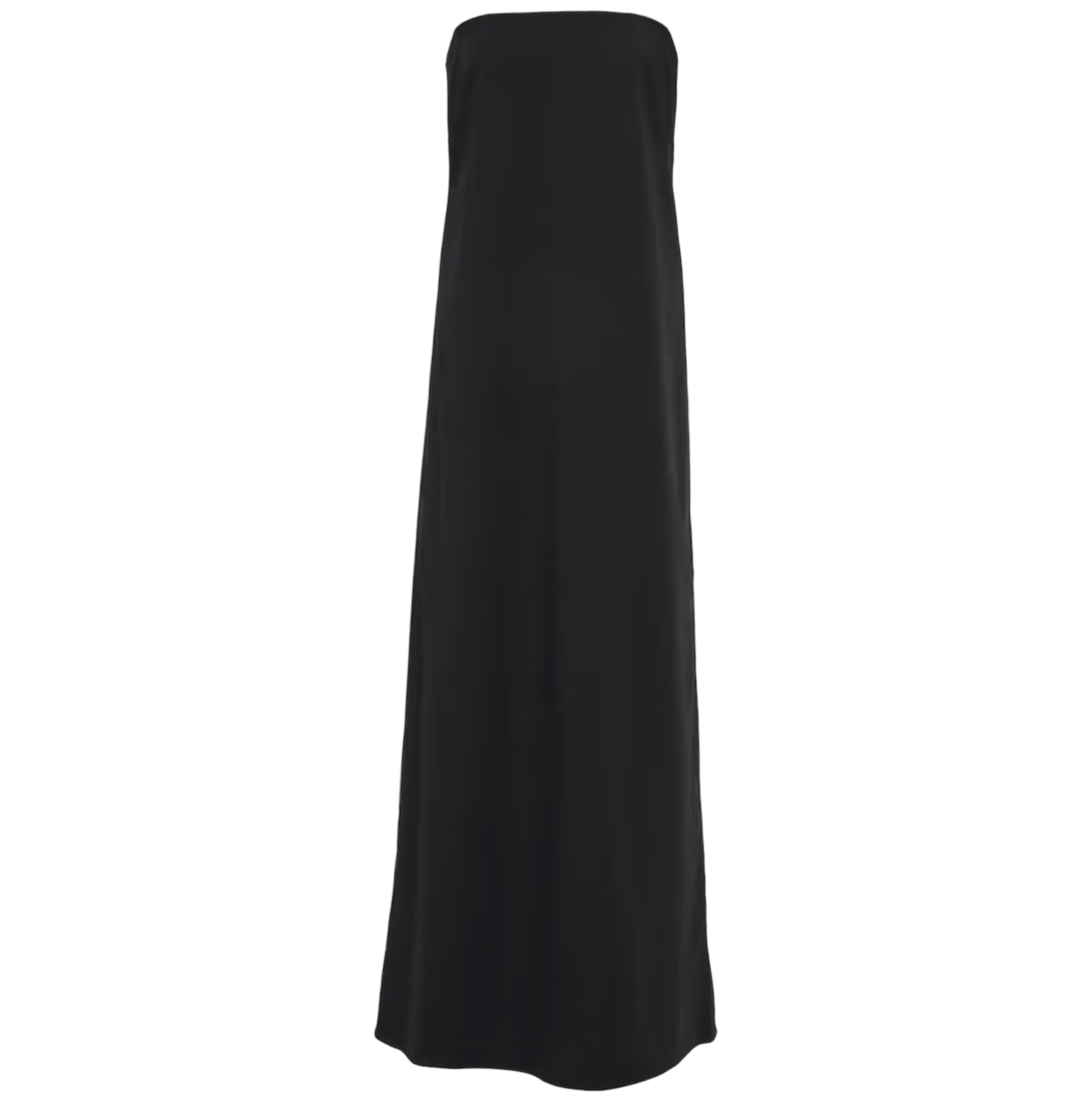 Strapless Virgin Wool-Blend Maxi Dress