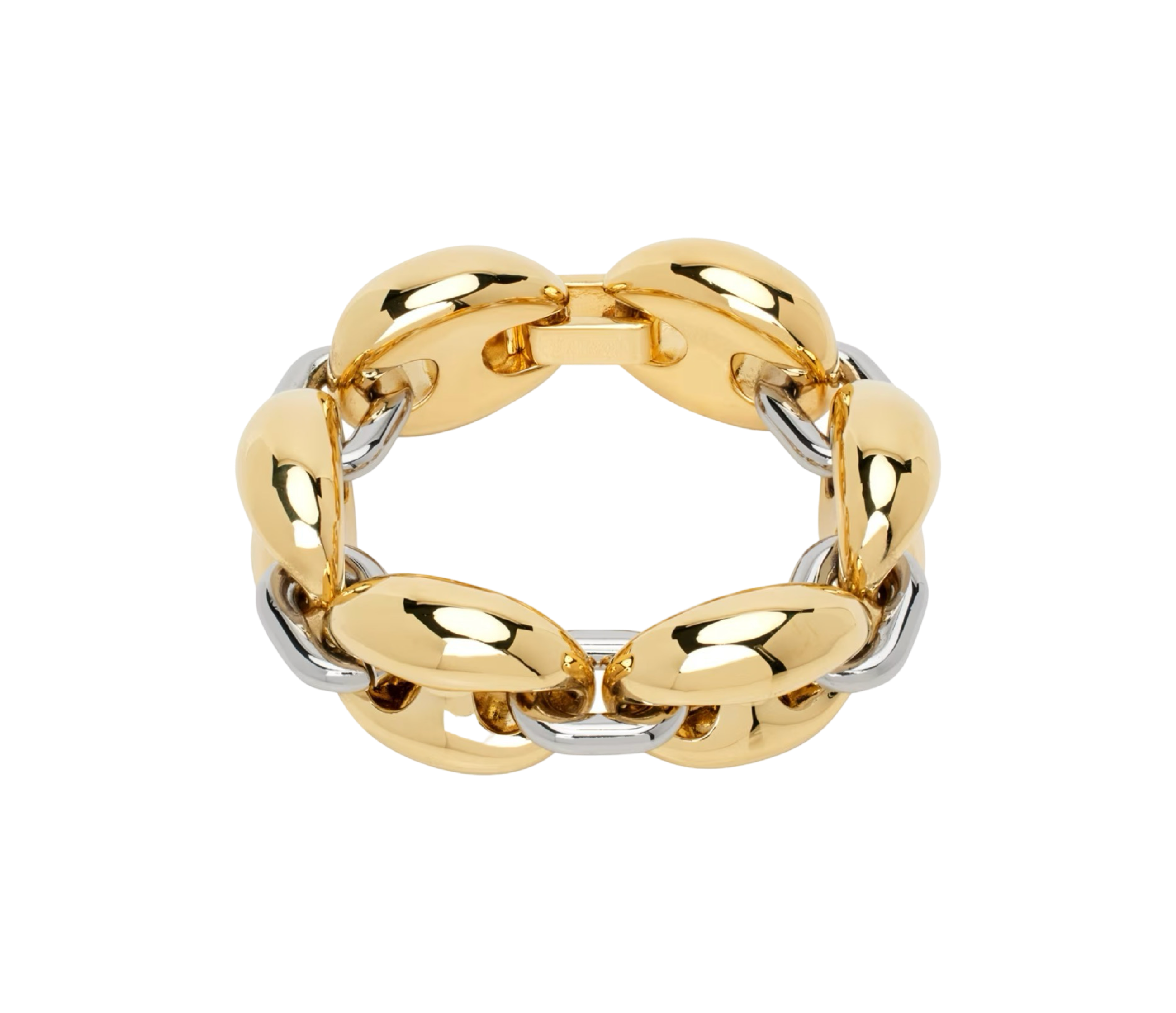 Gold & Silver Chunky Eight Bracelet