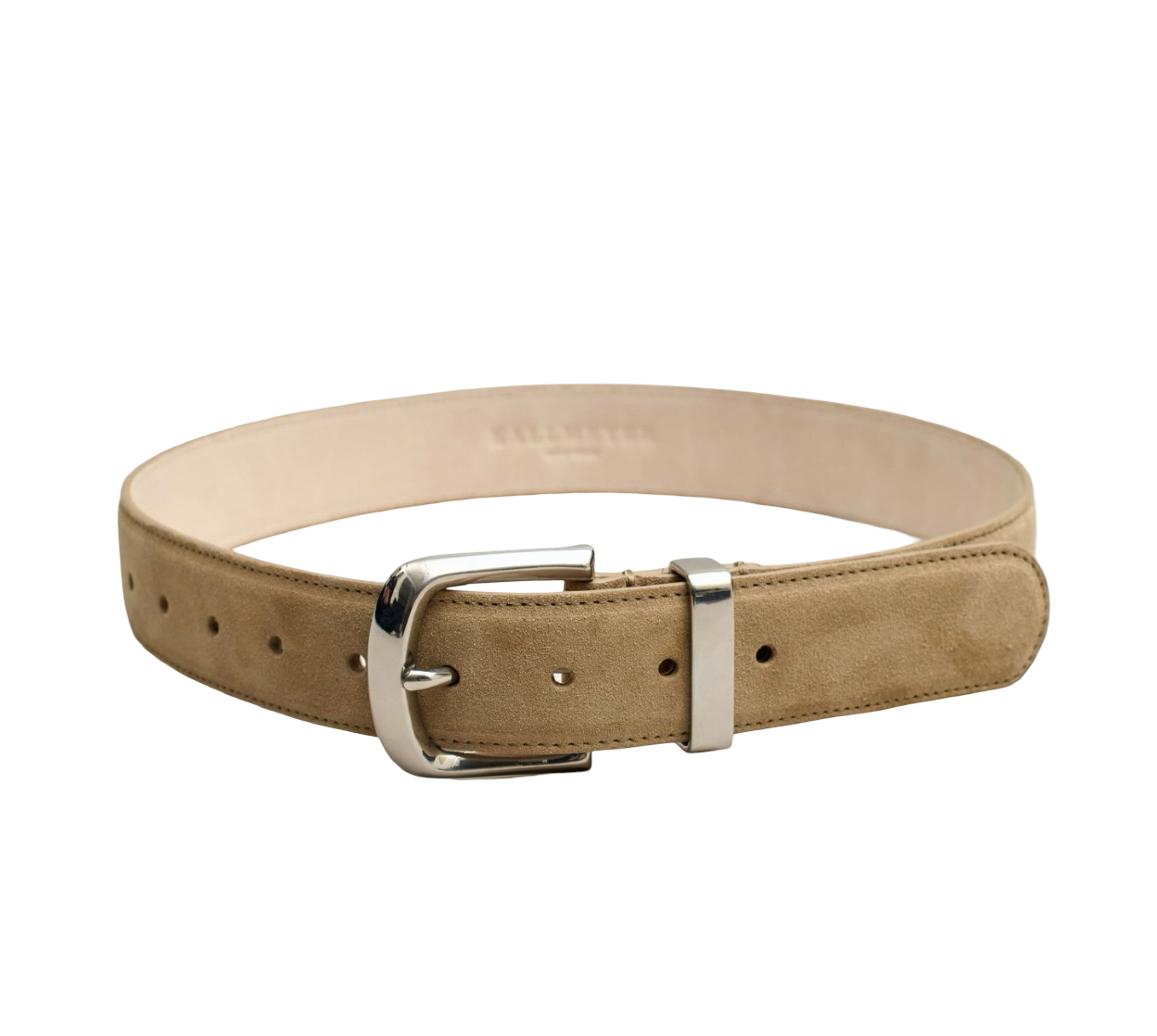 Johnson Belt in Calf Suede