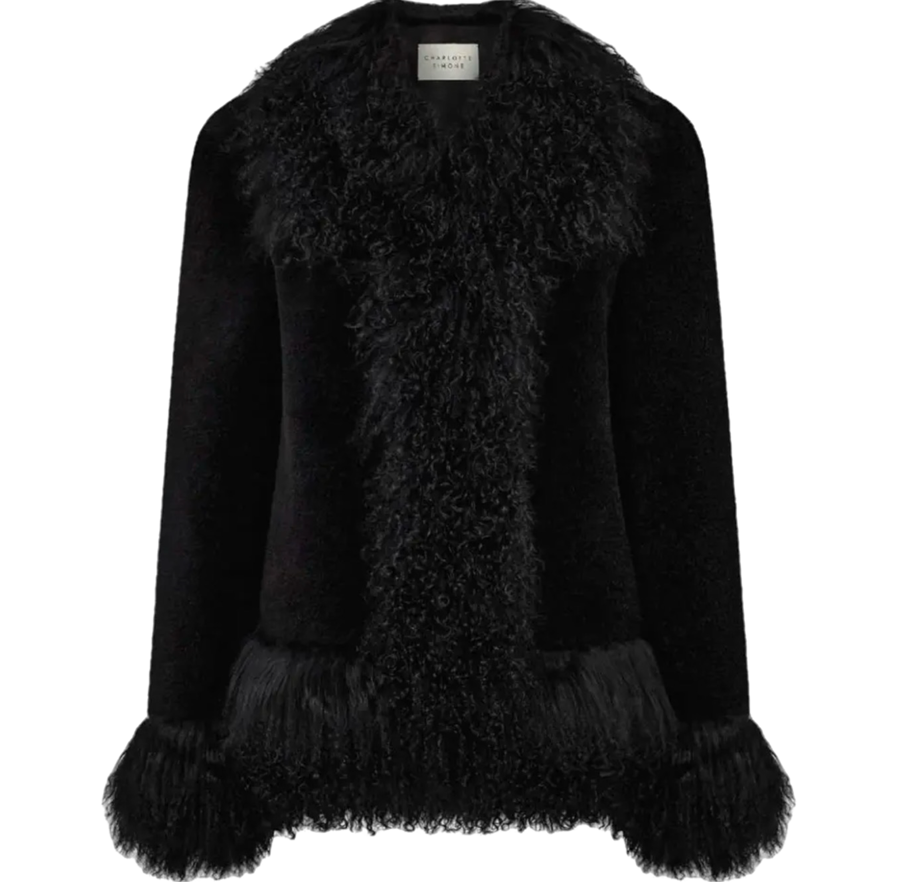 Wool Fringe Trim Coat