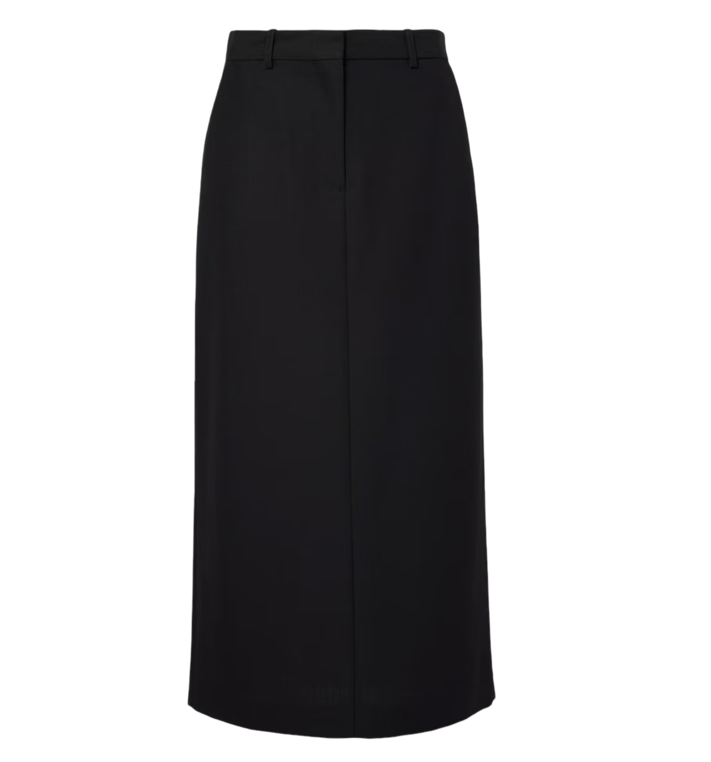 Low-rise maxi skirt
