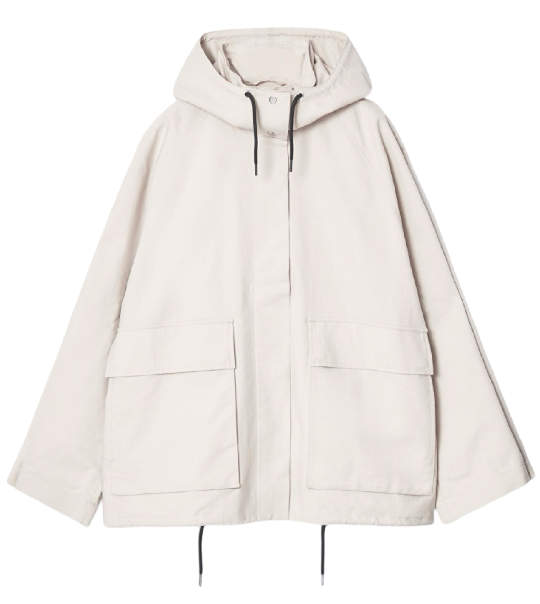 Hooded Cotton Utility Jacket