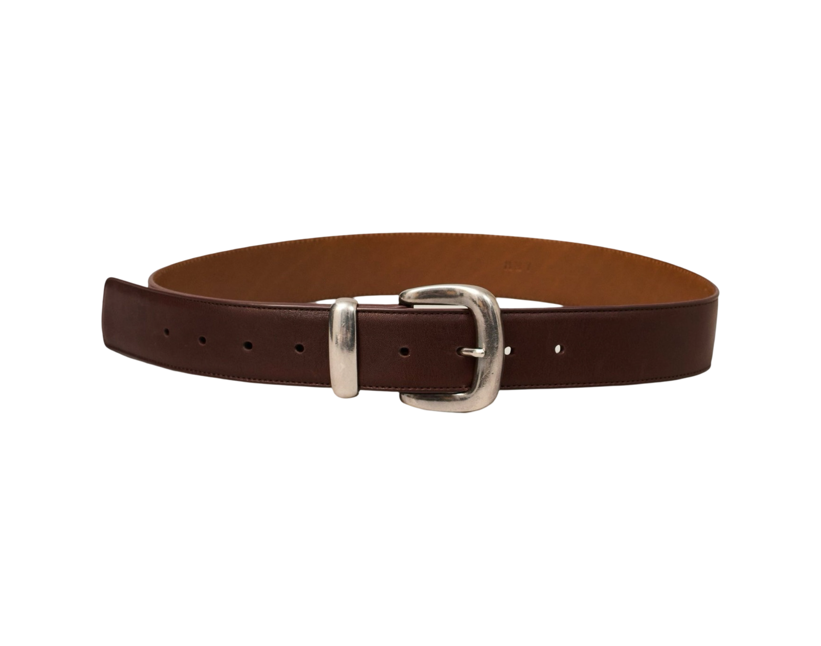 Johnson Belt in Mahogany Cow Leather