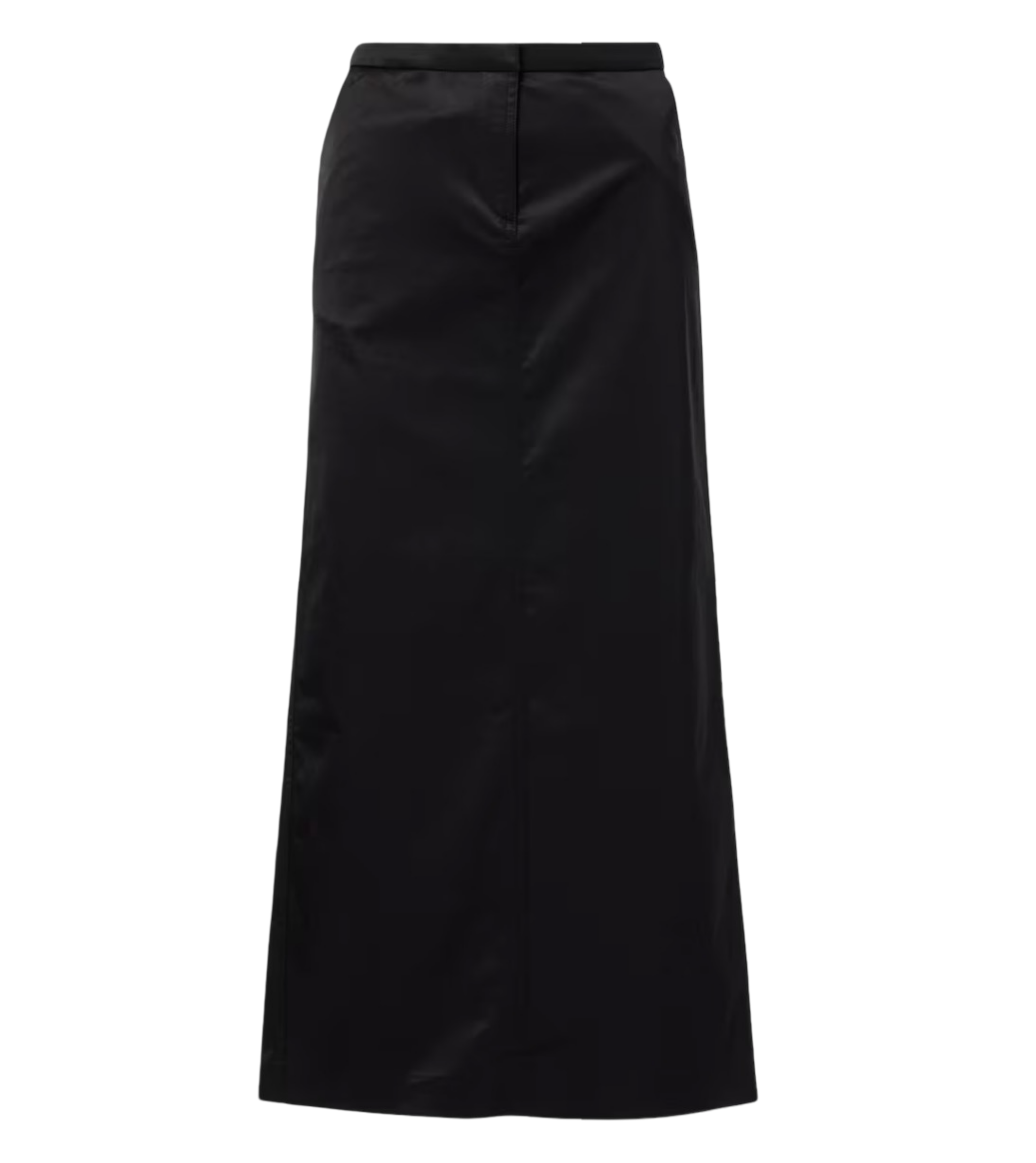 Cotton-blend maxi skirt