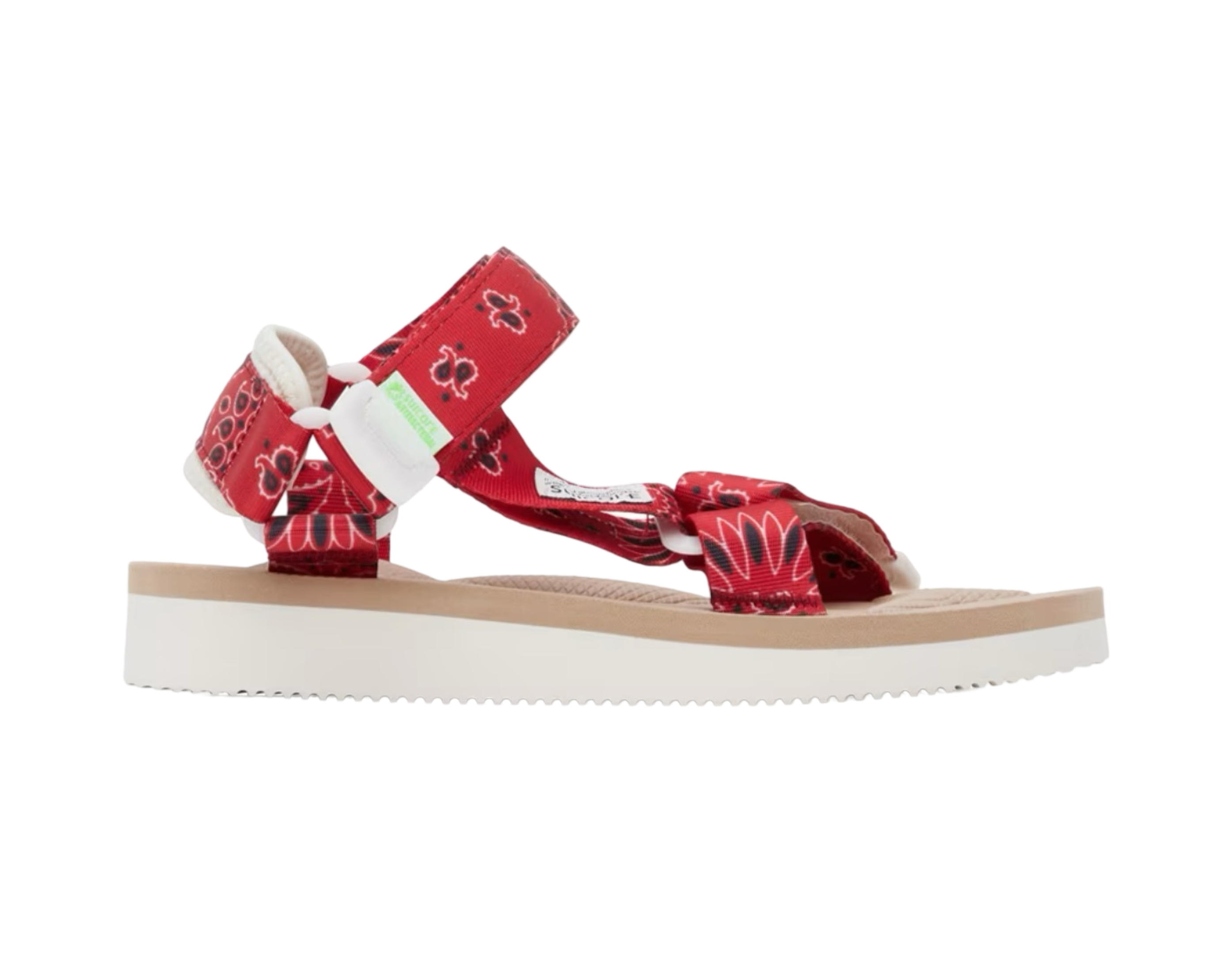 Red & Beige DEPA-Cab-PT05 Sandals
