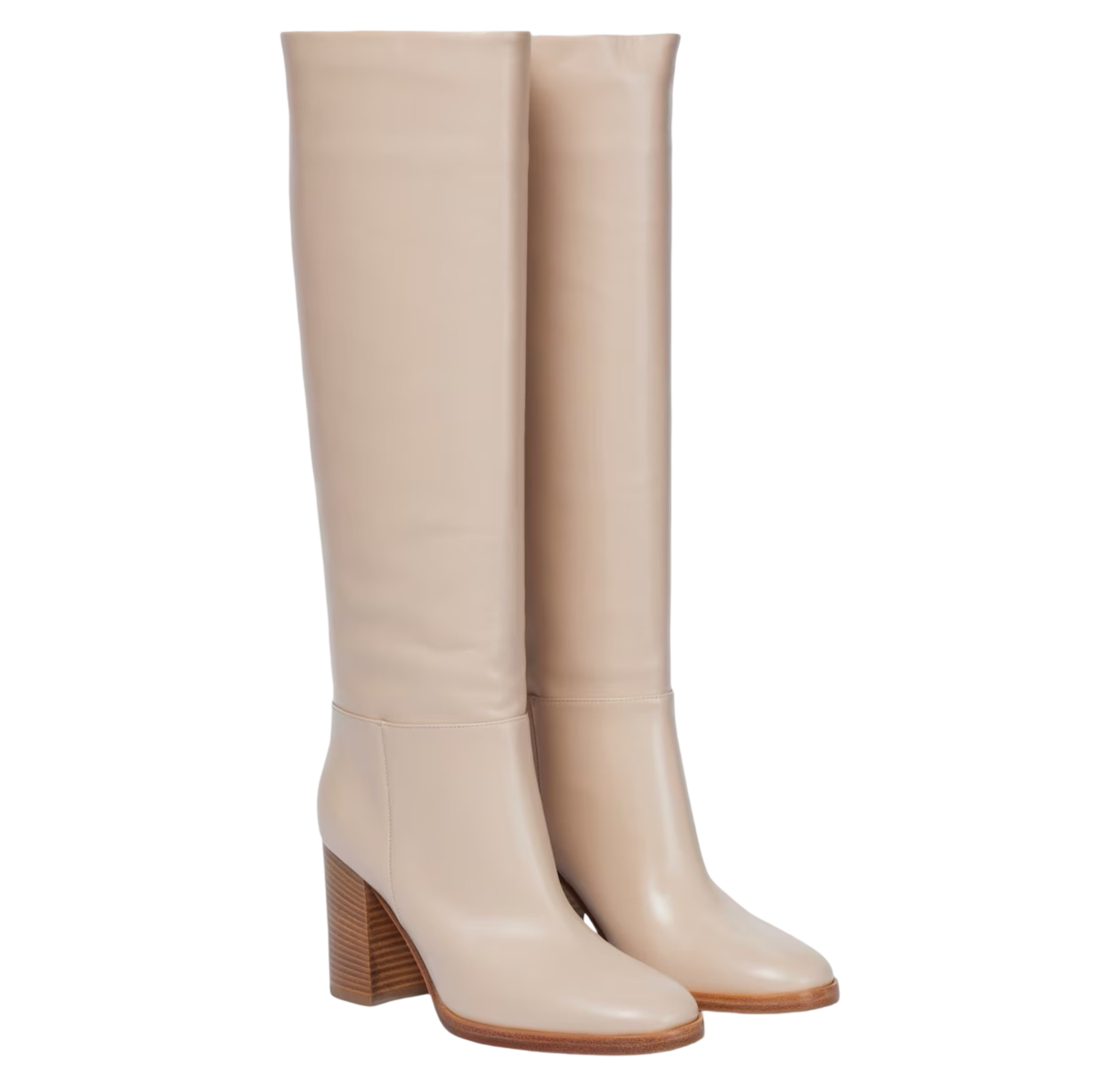 Santiago Leather Knee-High Boots