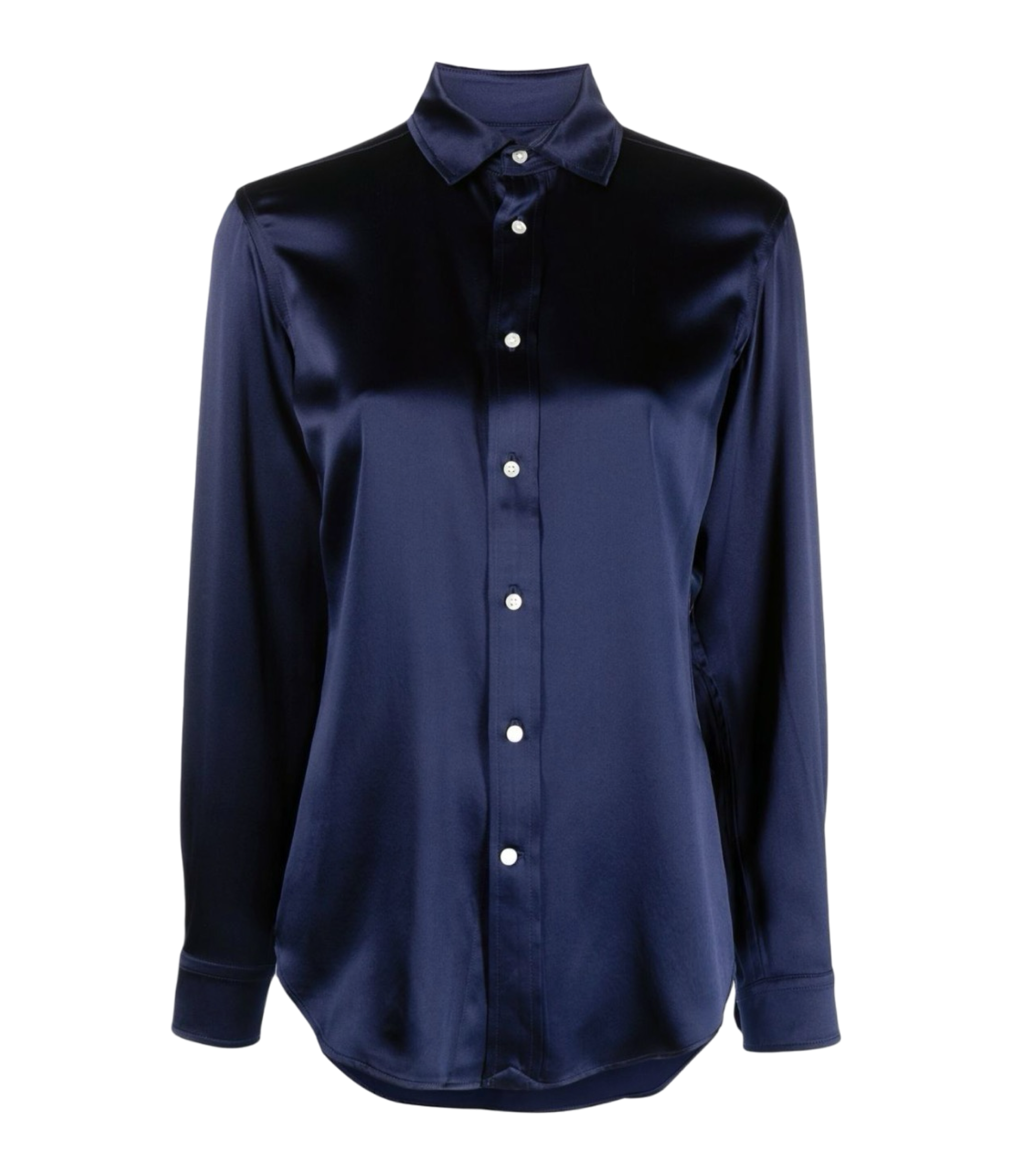 Long-sleeved Silk Shirt