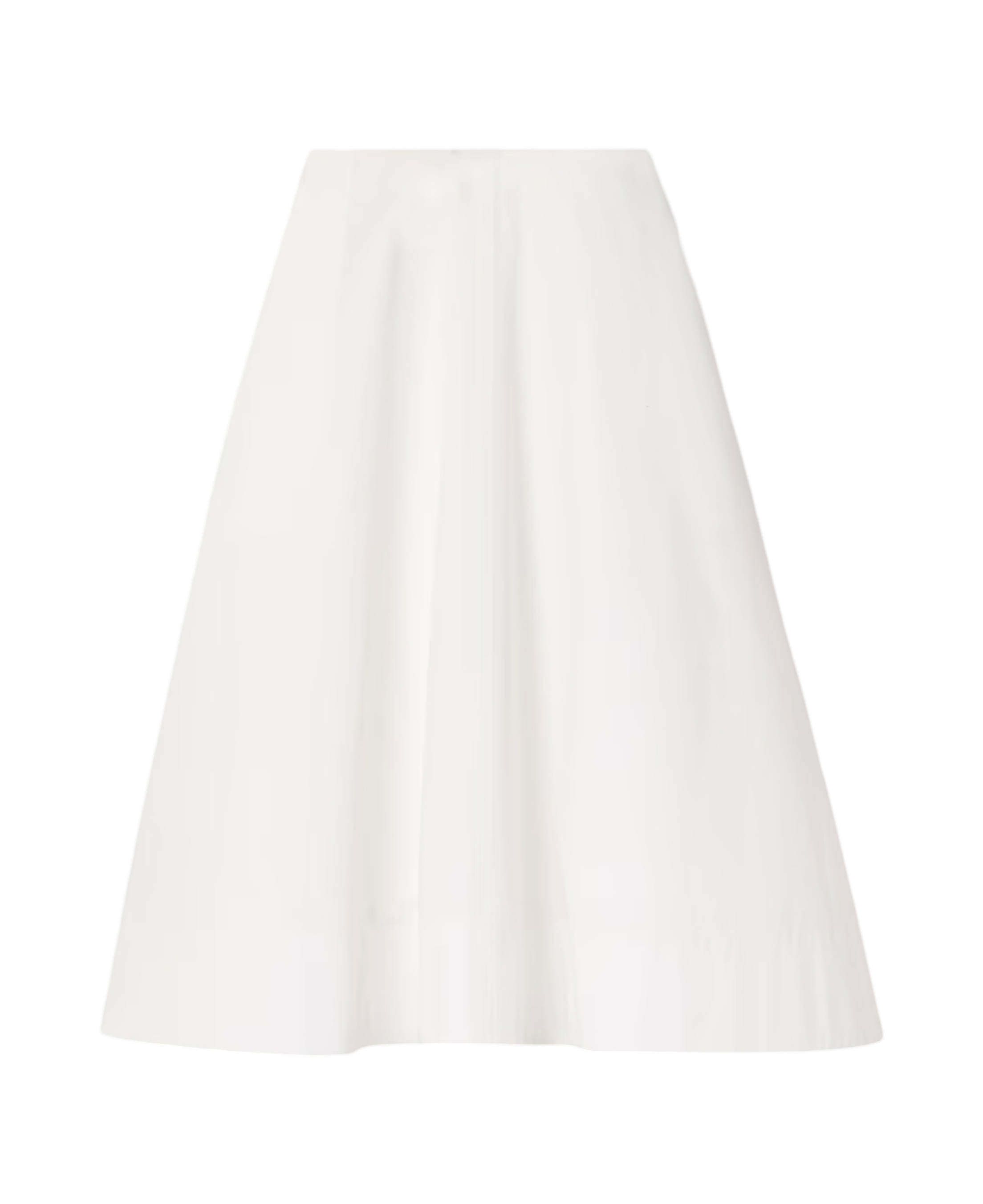 Renta Cotton-poplin Midi Skirt