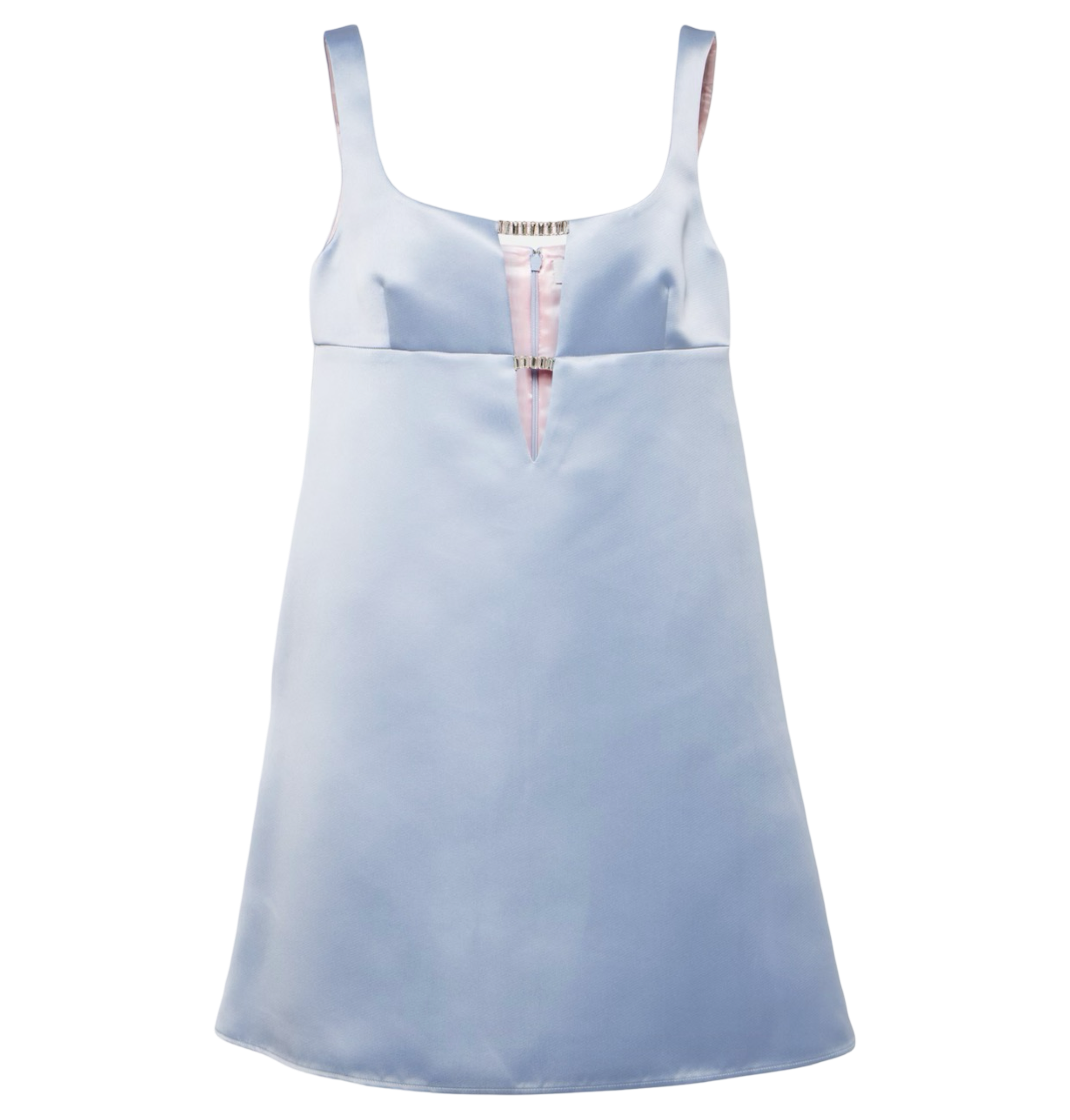 Cutout Satin Minidress