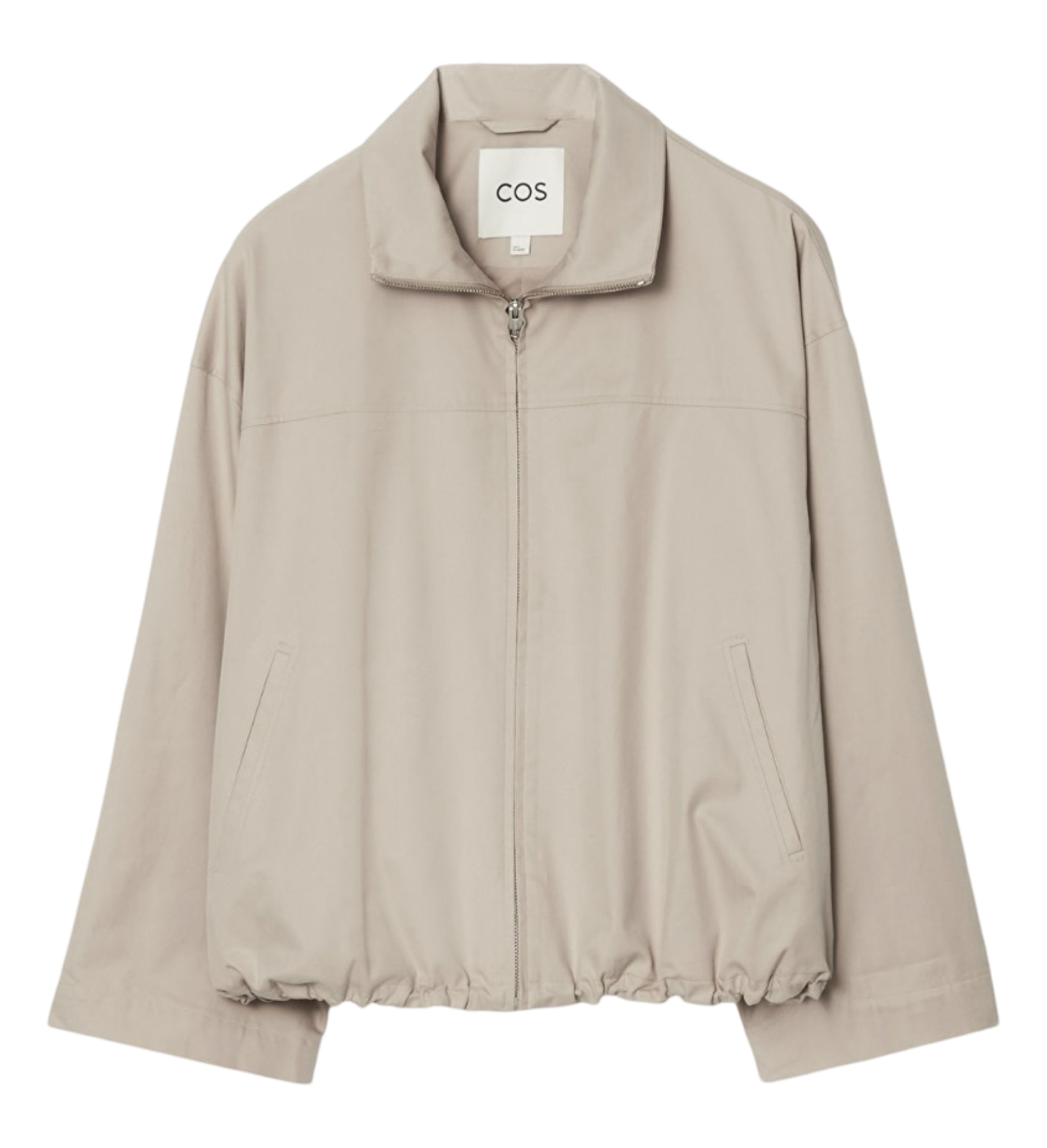 Bubble-hem Cotton Jacket