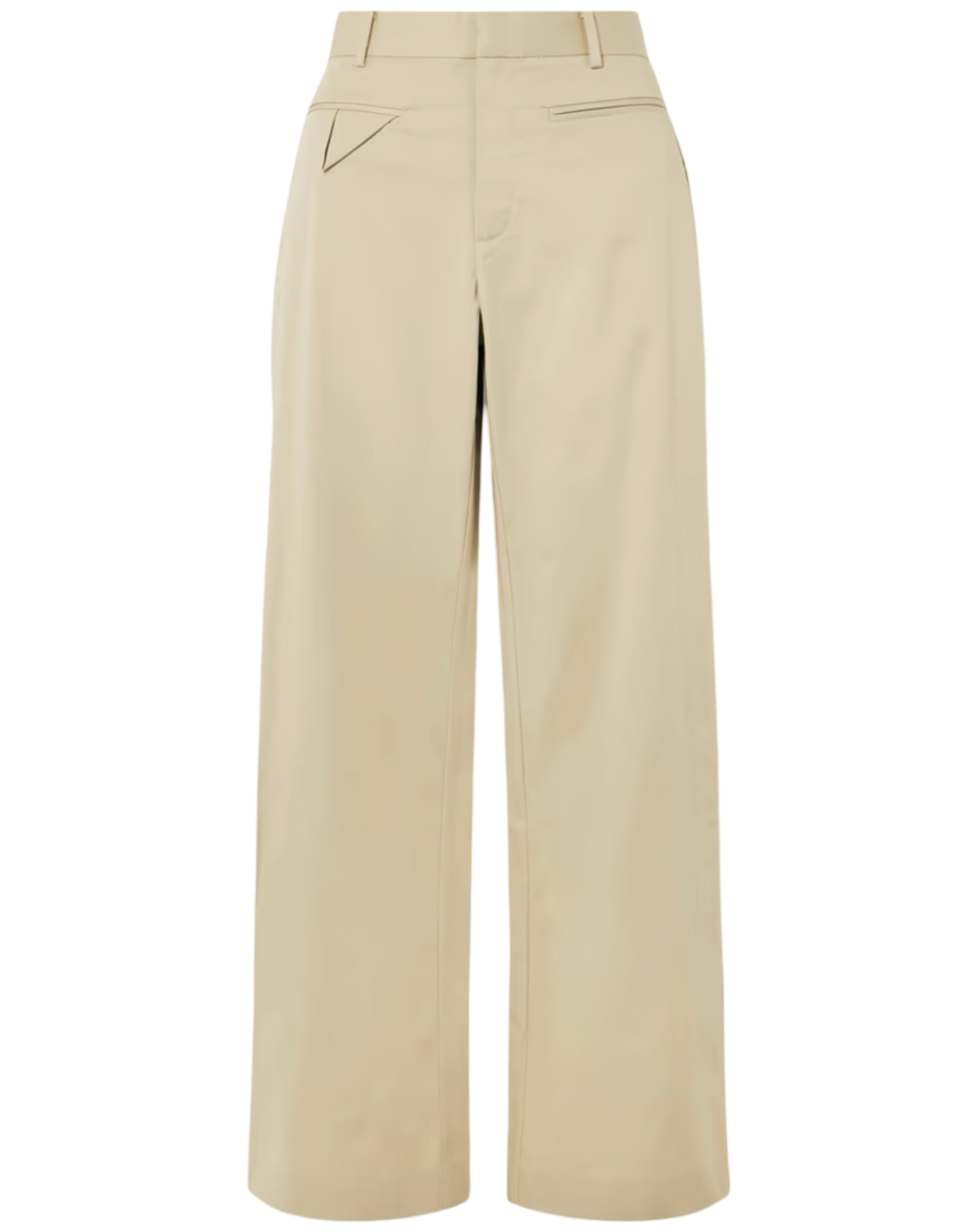 Origami Organic Cotton-Blend Wide-Leg Pants