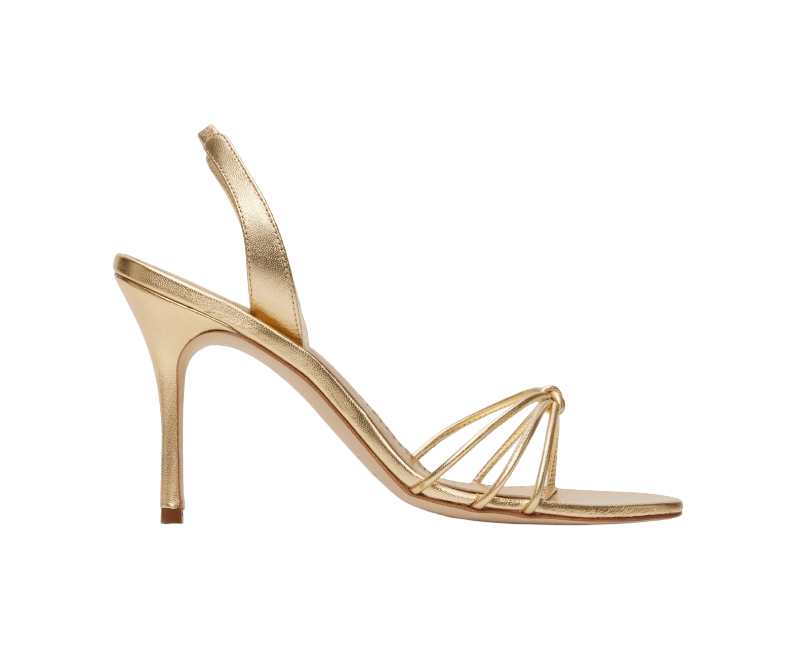 Gold Sareta Heeled Sandals