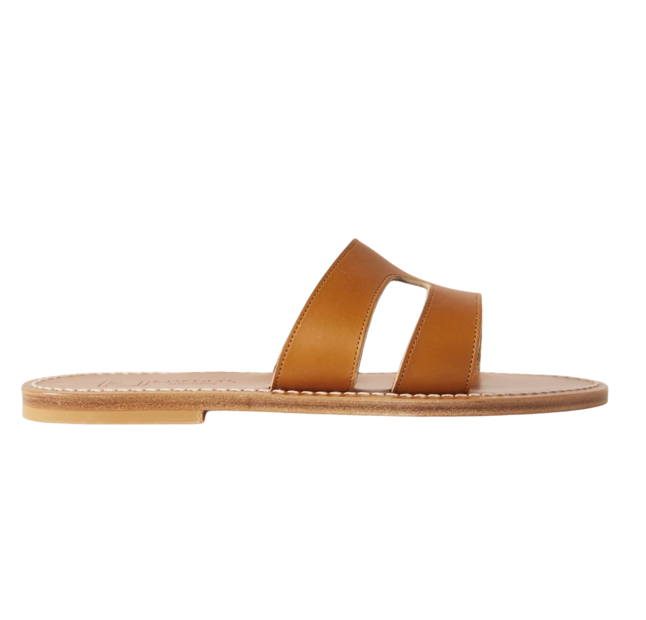 Menandre Cutout Leather Slides