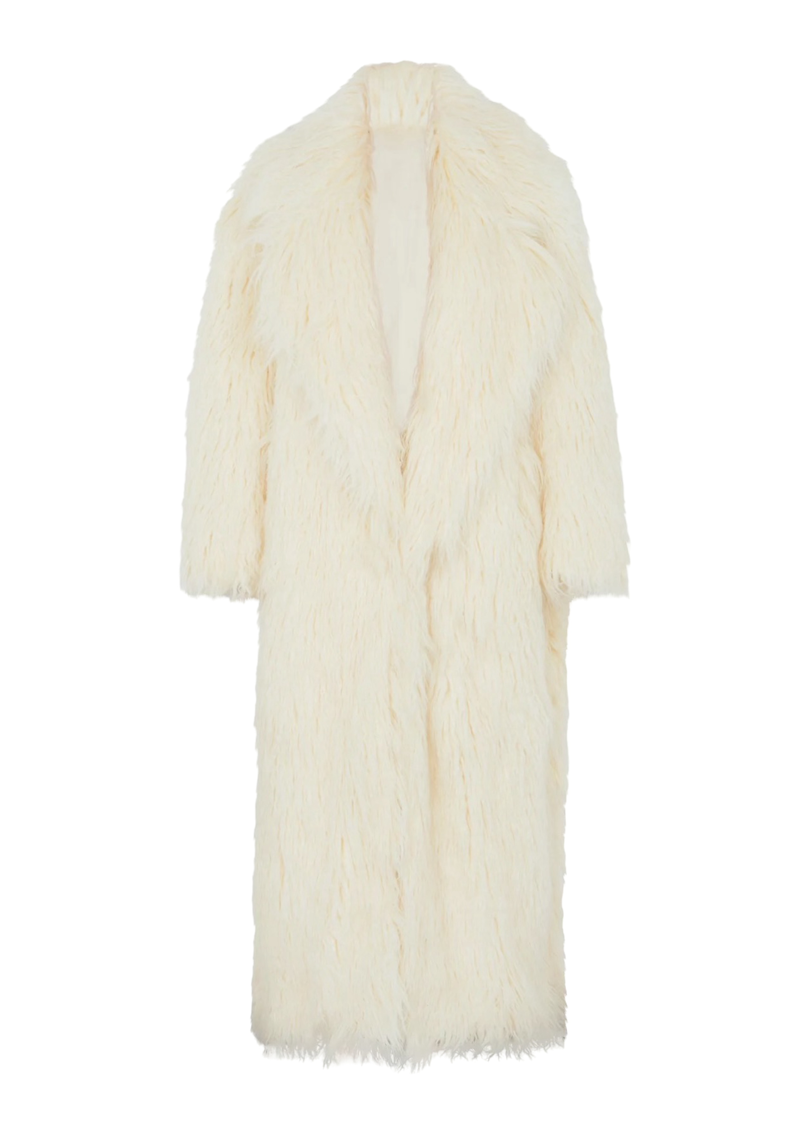 Nicole Long Faux Fur Coat