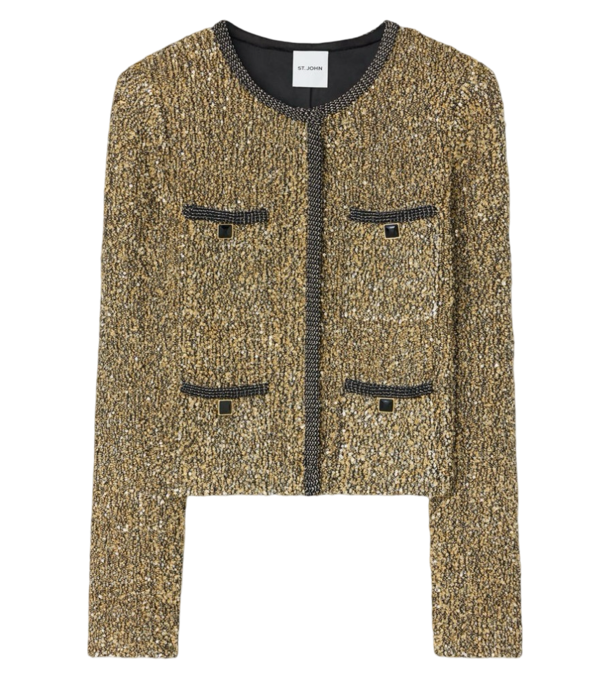 Jacket Sequin Stretch Lurex Knit