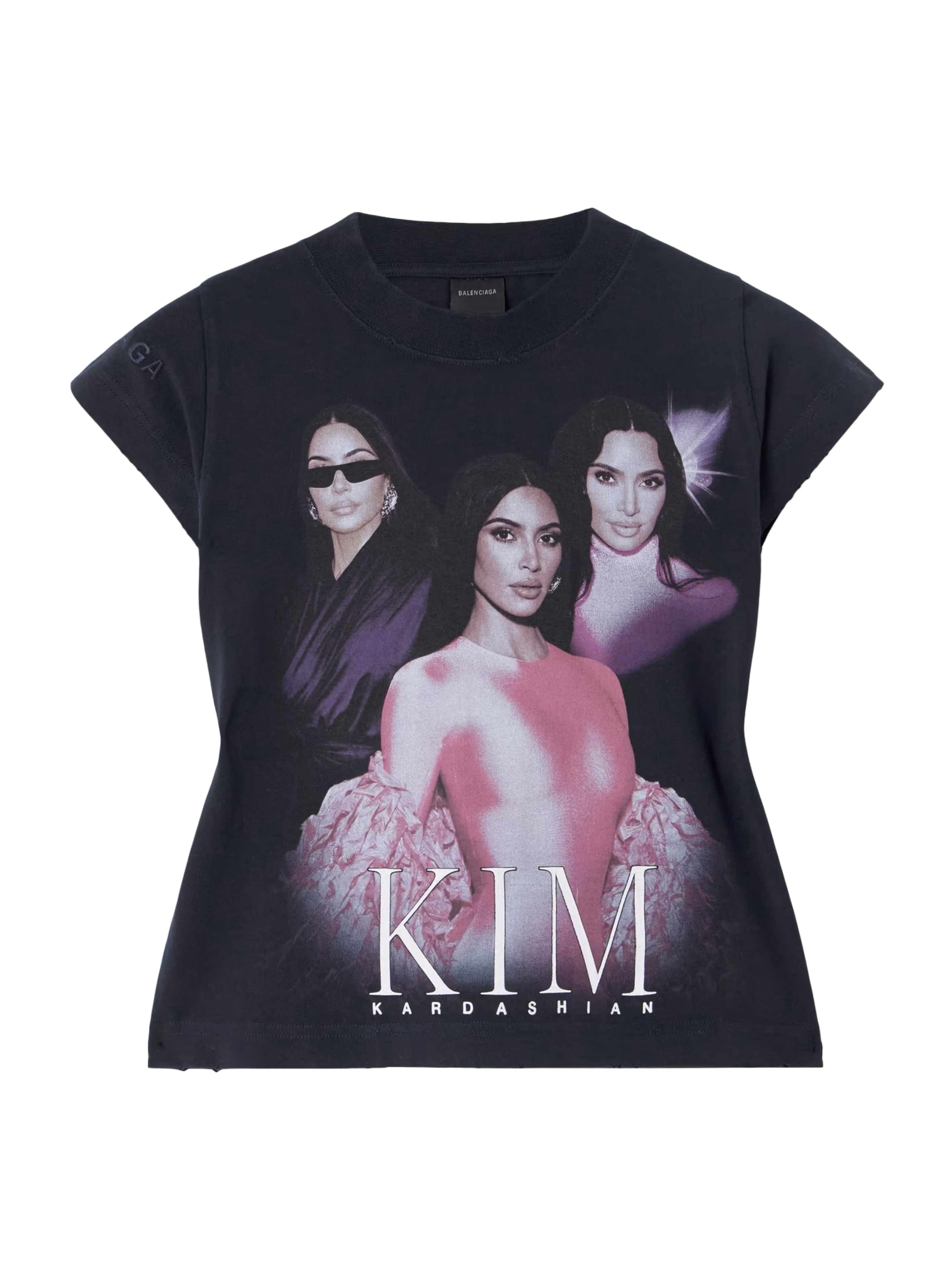 Printed stretch-cotton jersey T-shirt
