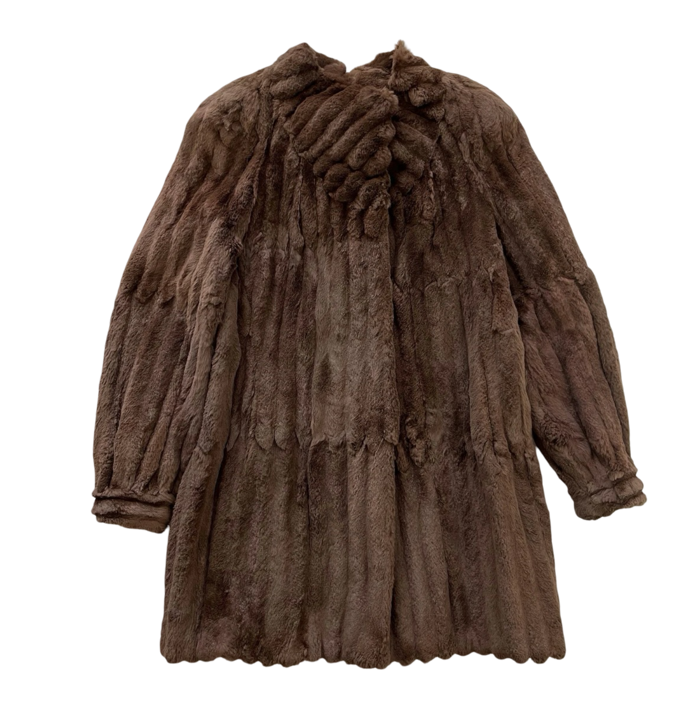 80s Vintage Mink Fur Coat