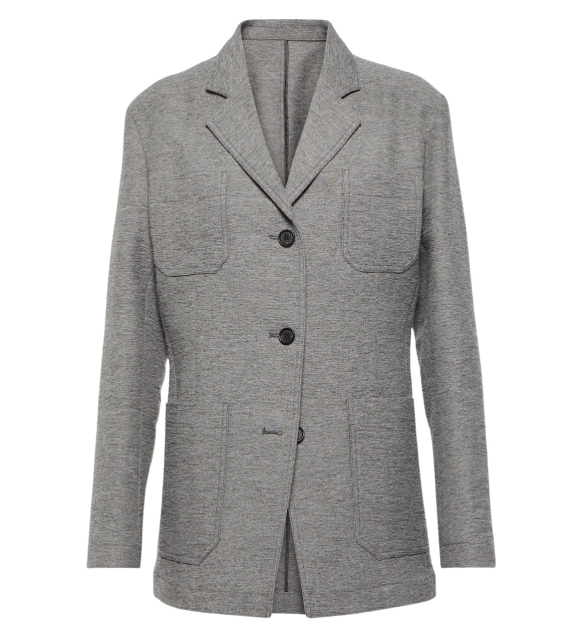 Fitted Wool-blend Blazer