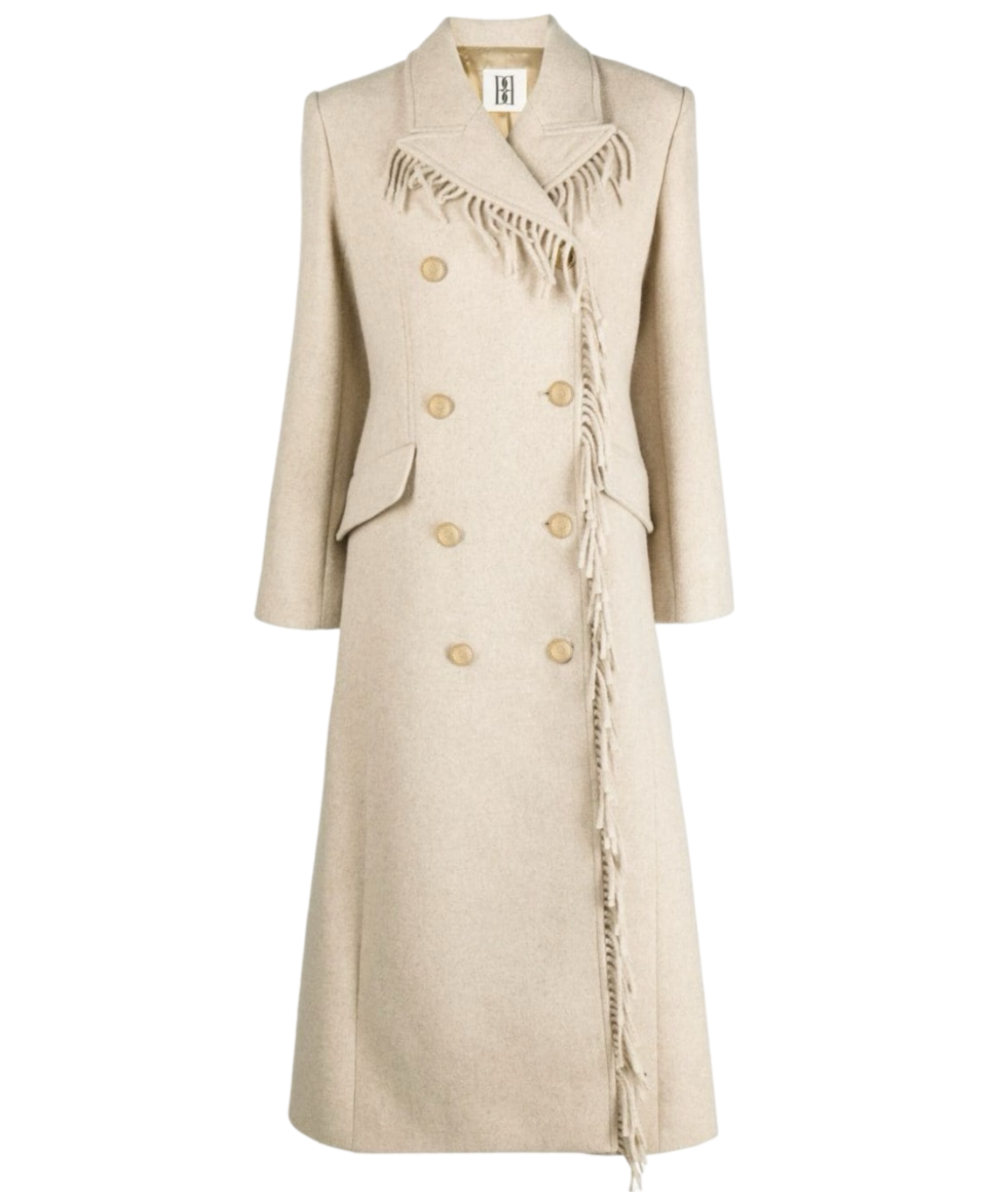 Gardeniia Fringed Long Coat