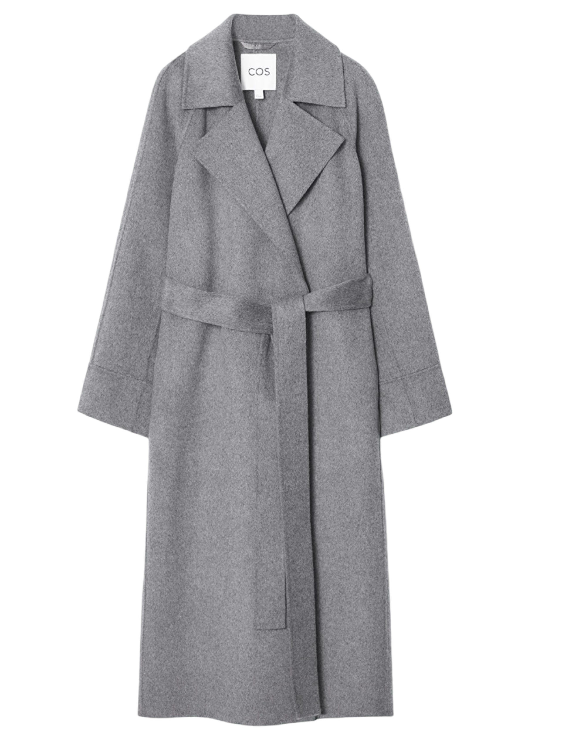 Belted Double-Faced Wool Coat