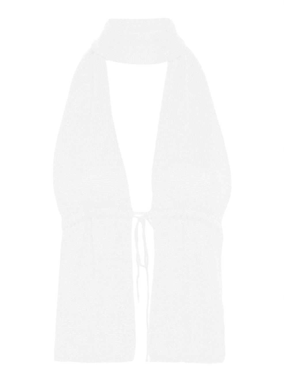 White Brillo Tank Top