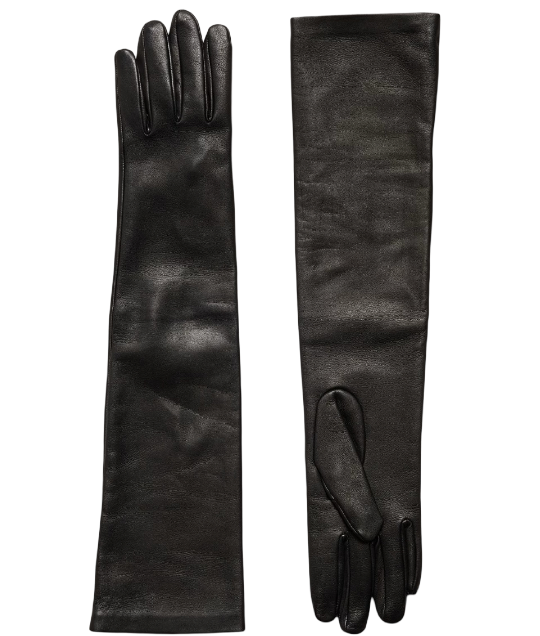 Leather Opera-Length Gloves