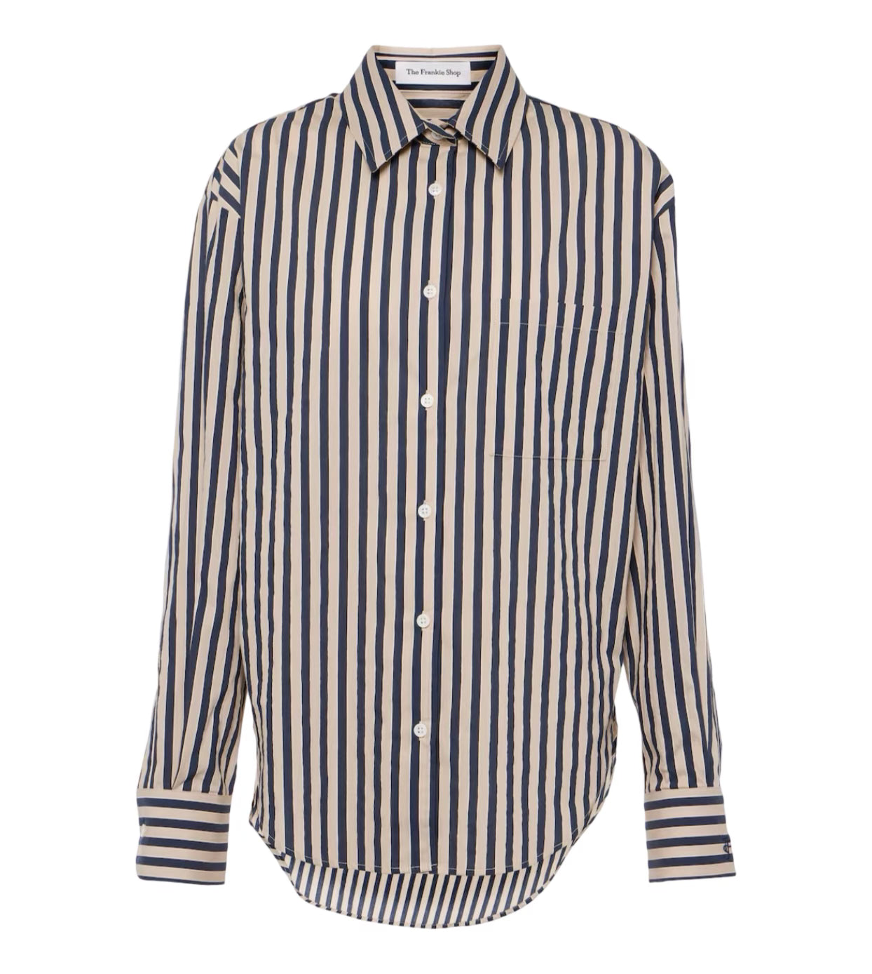 Striped Cotton-blend Shirt