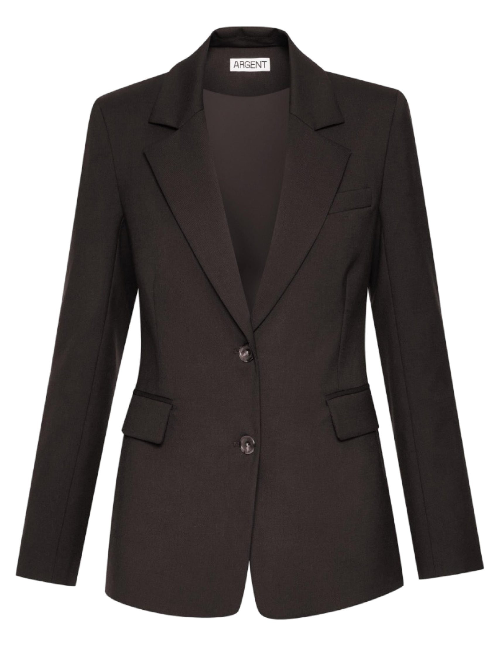 Two-Button Blazer Coffee