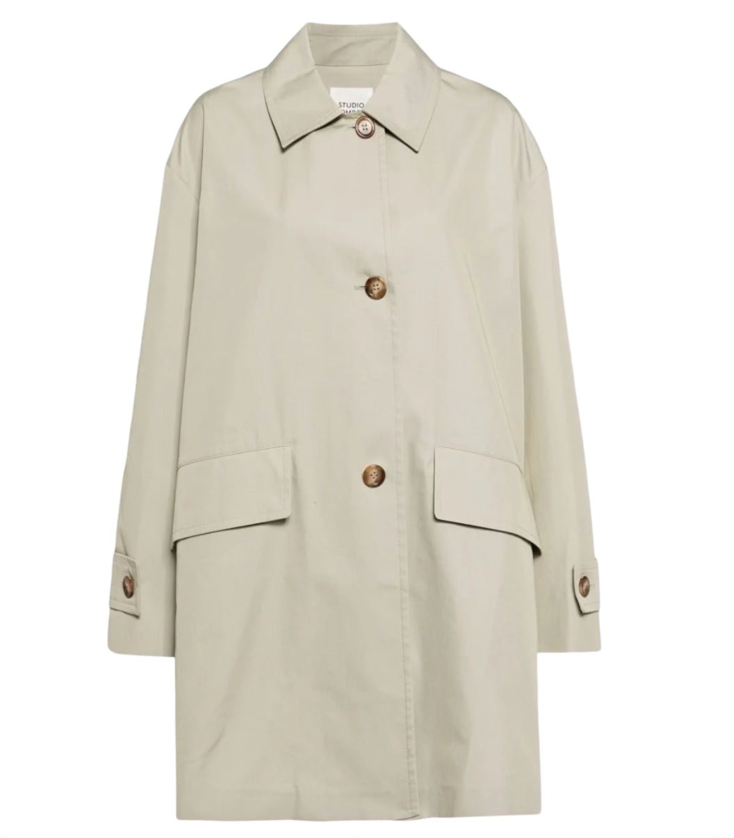 Bal-collar Technical-cotton Car Coat