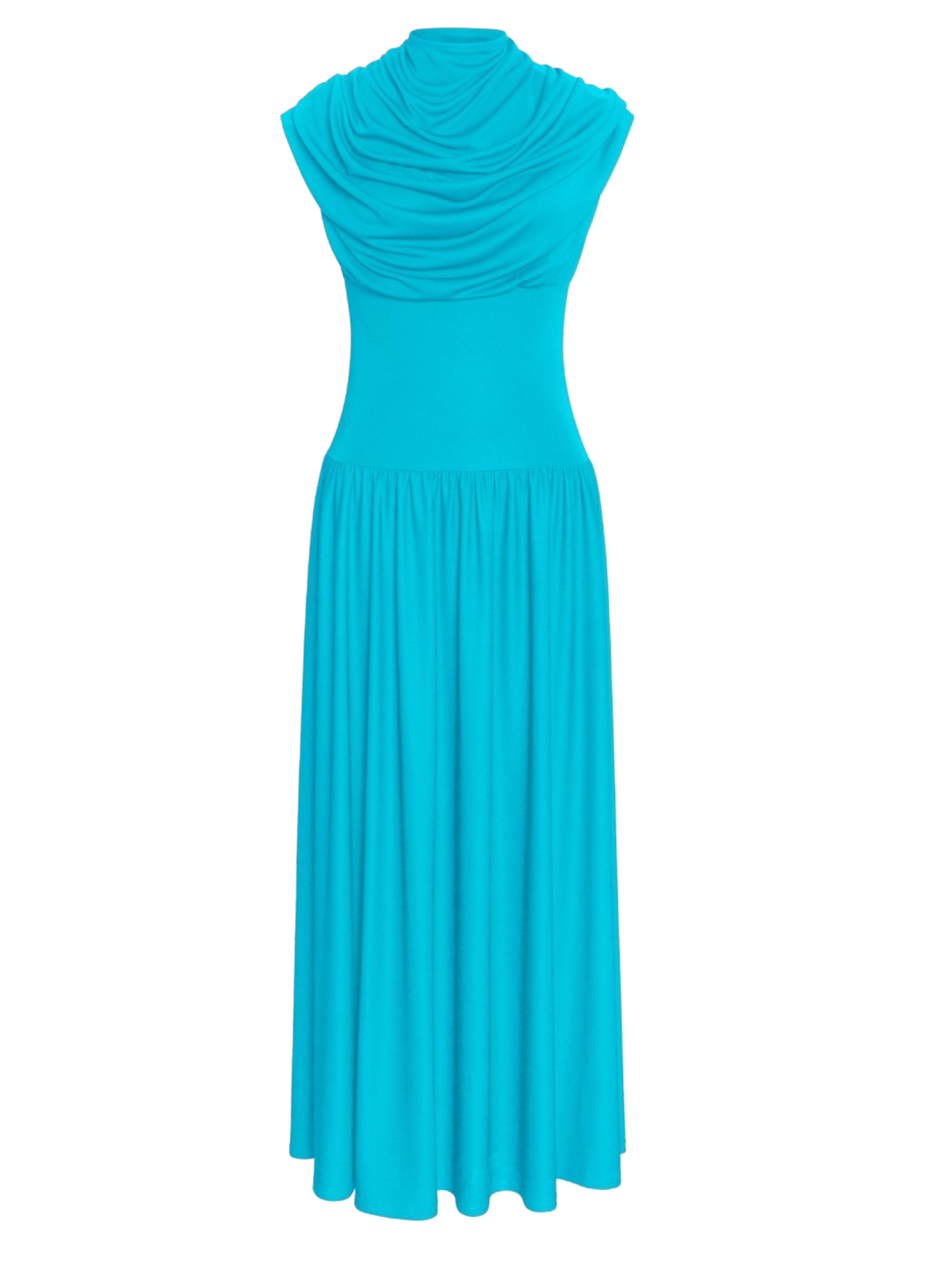 Victoria Draped Jersey Maxi Dress