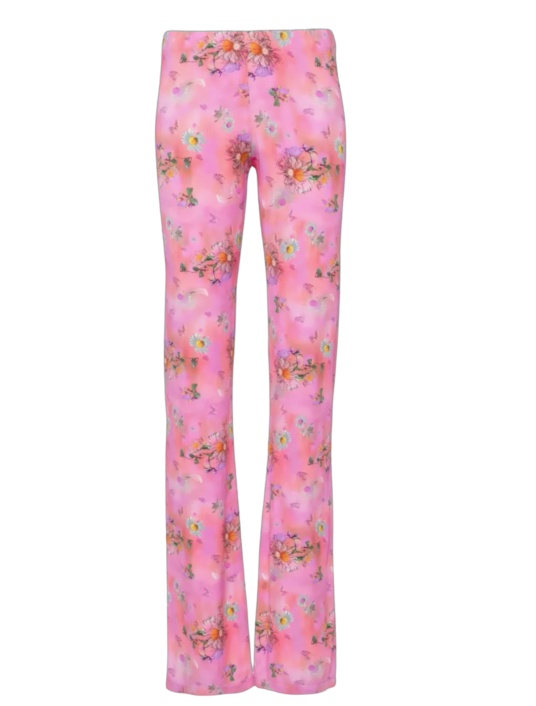 Jaz Floral-Print Flared Trousers