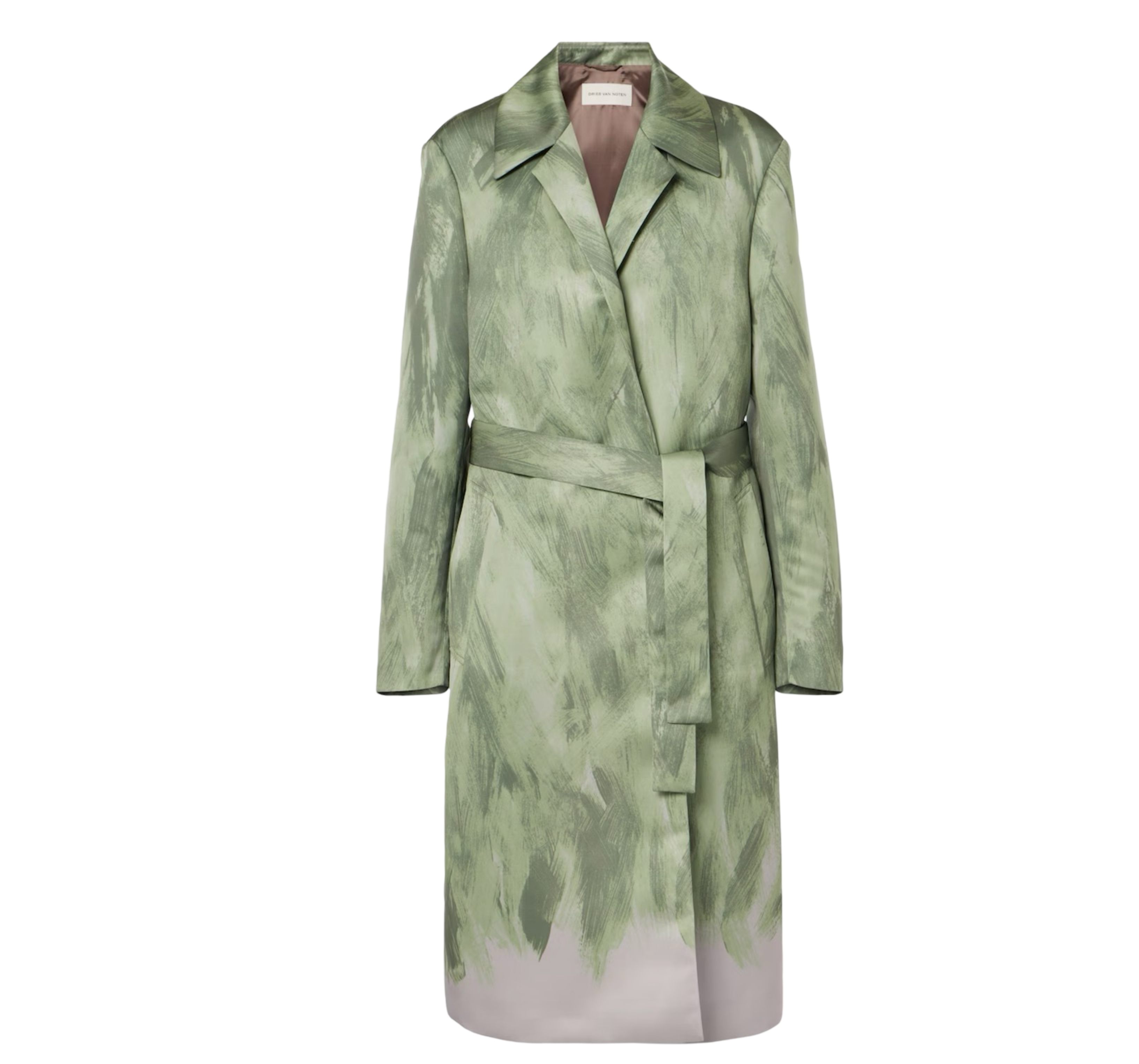 Satin Wrap Coat