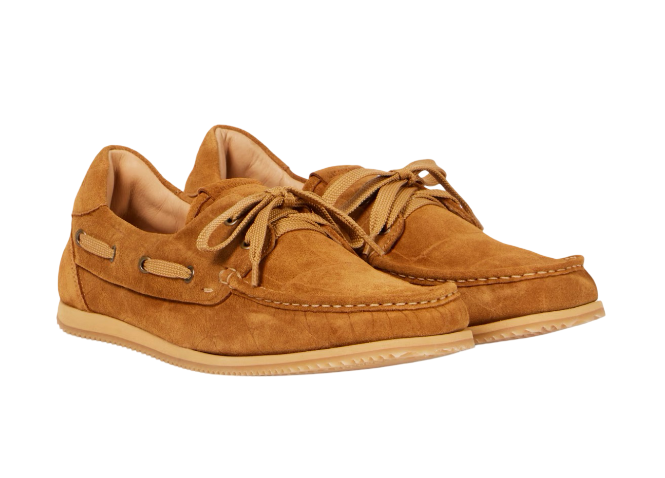 Batto Croc-Effect Suede Boat Shoes