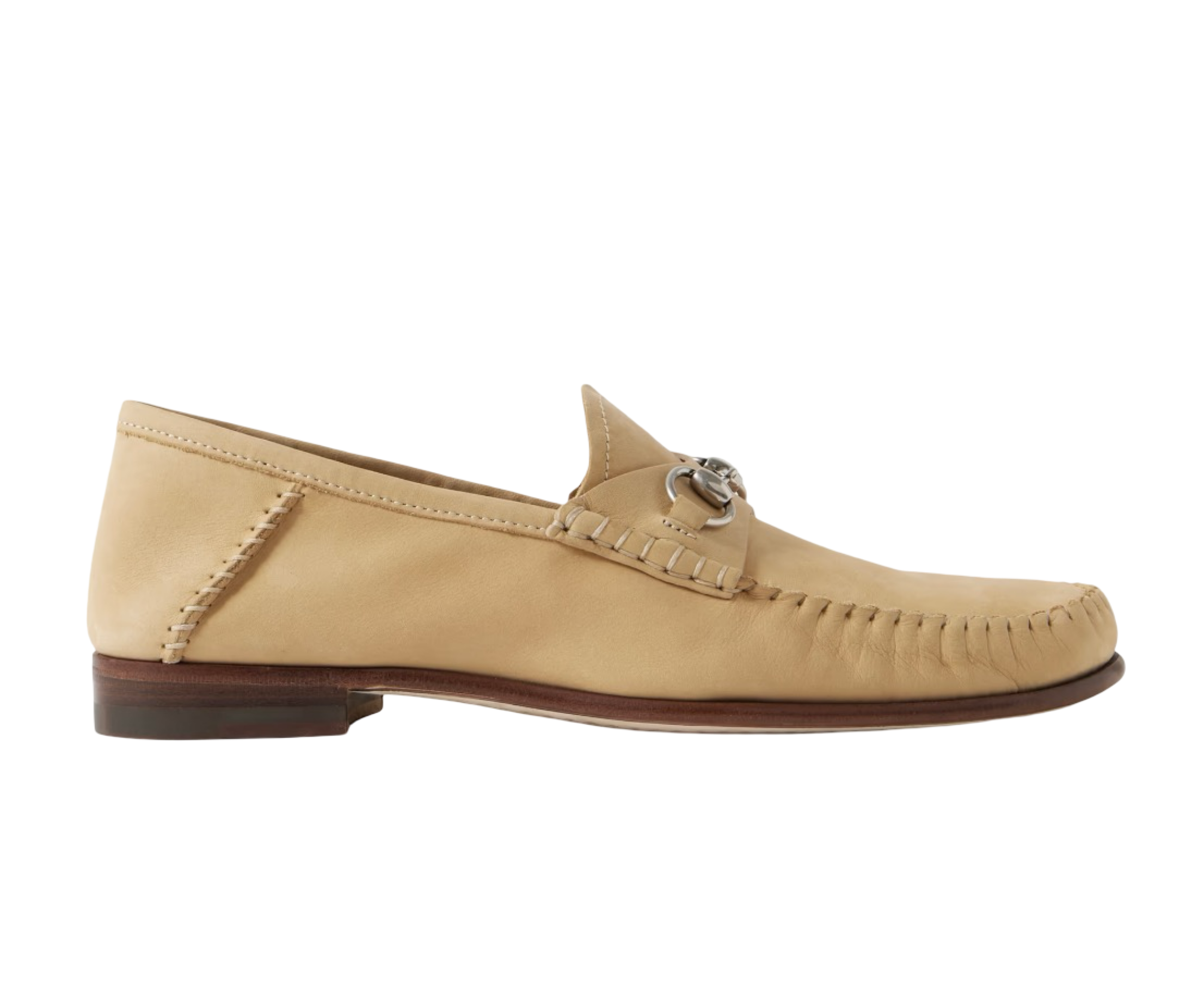 Gigi horsebit-detailed suede loafers