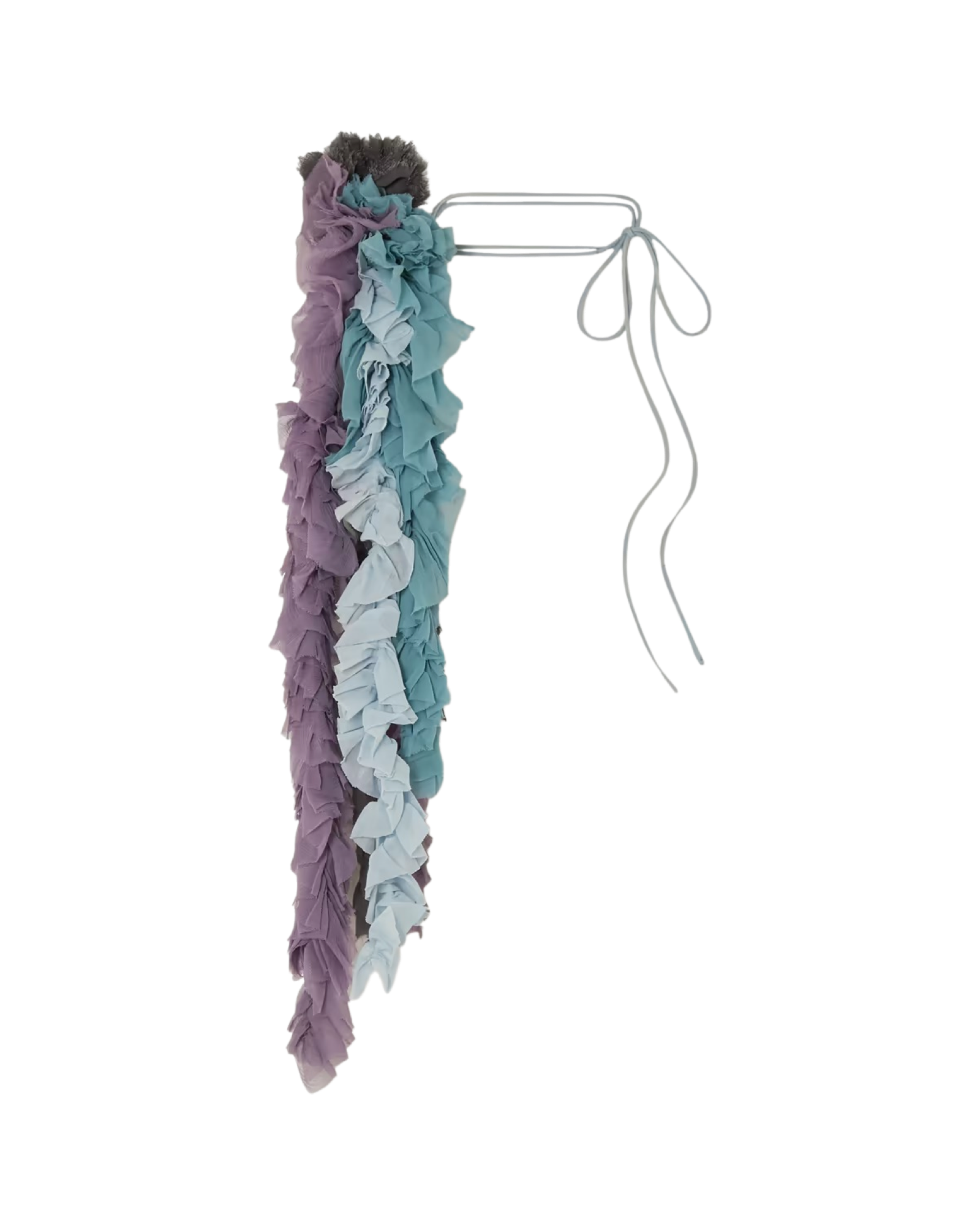 Ruffled Georgette Scarf