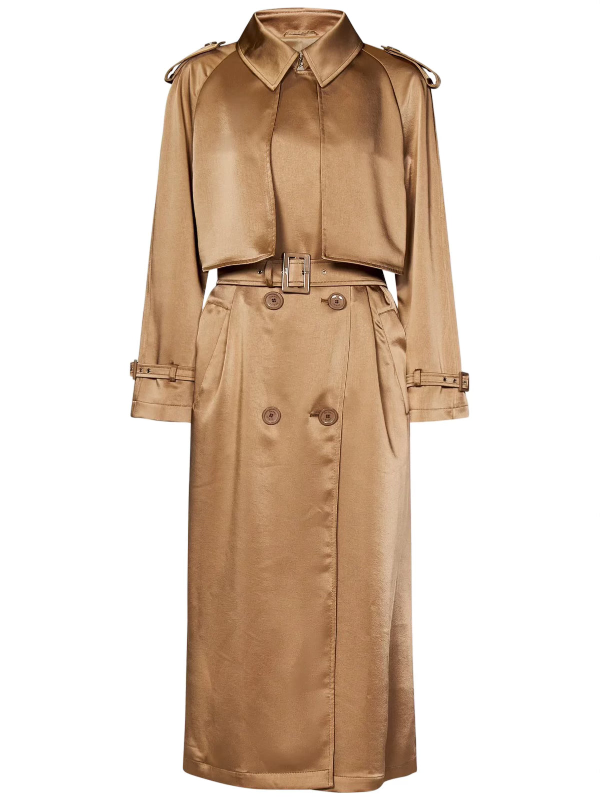 Herno Belted Long-Sleeved Trench Coat