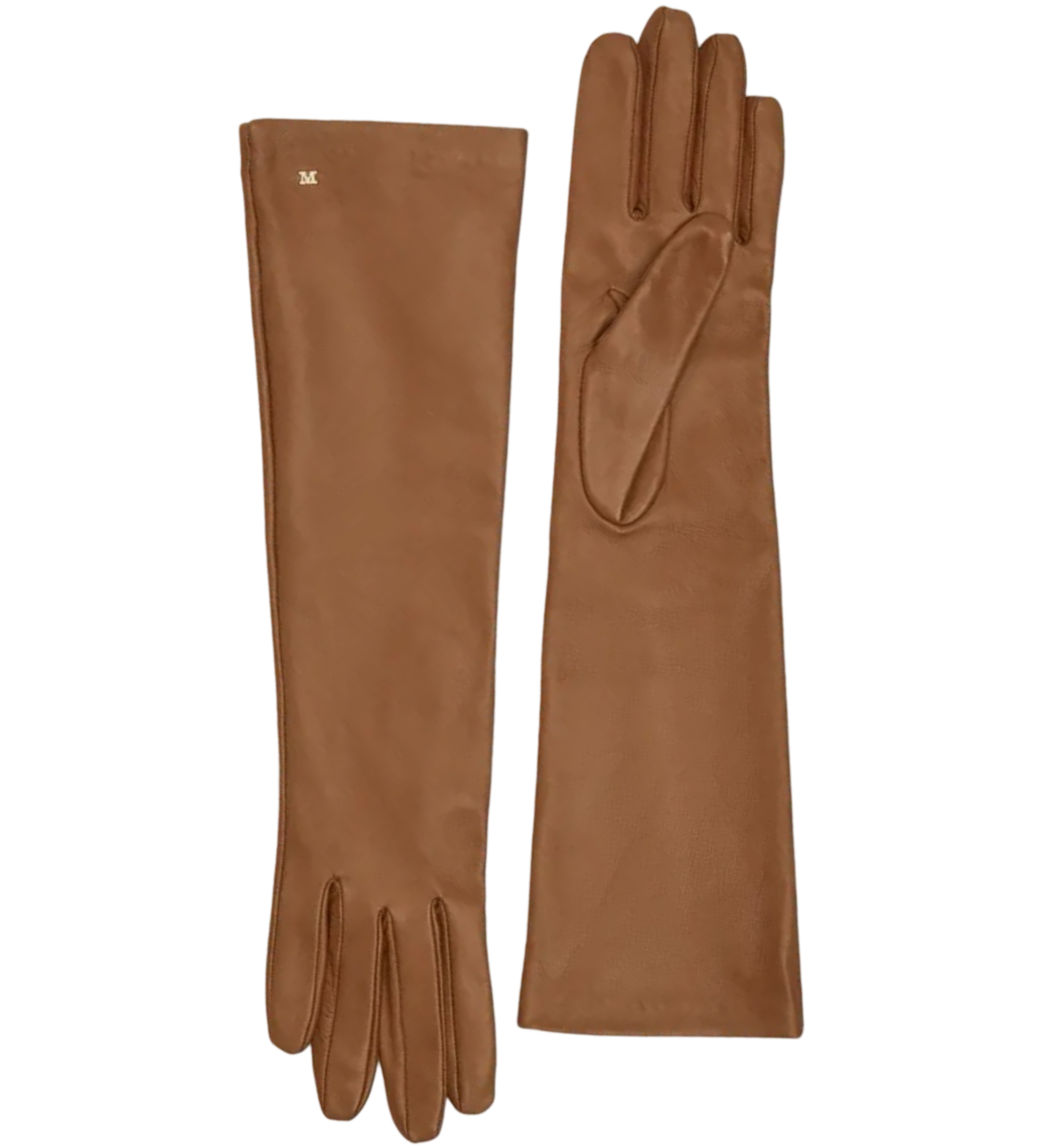 Afidee Brown Nappa Lamb Leather Gloves