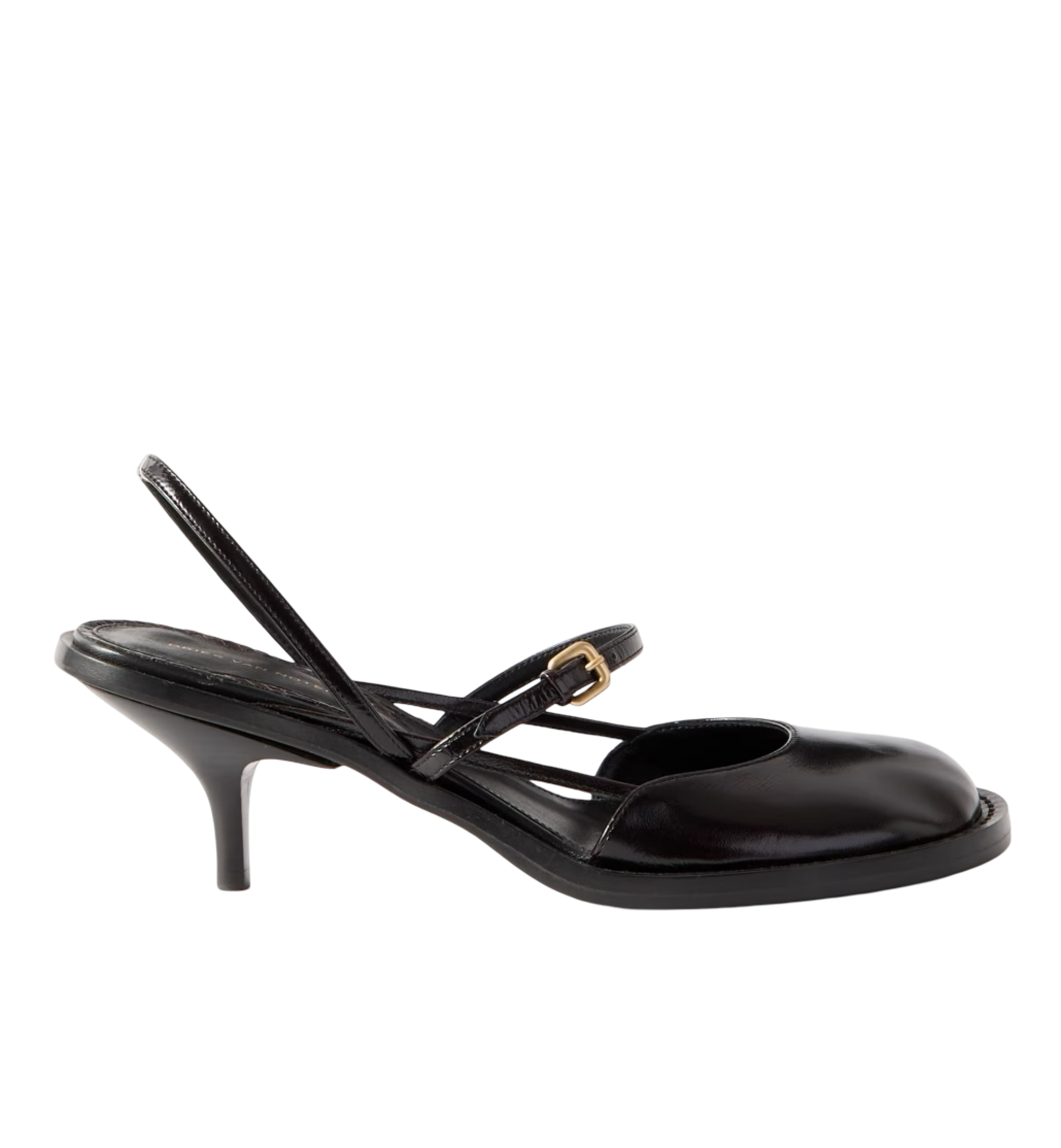 Patent-leather pumps