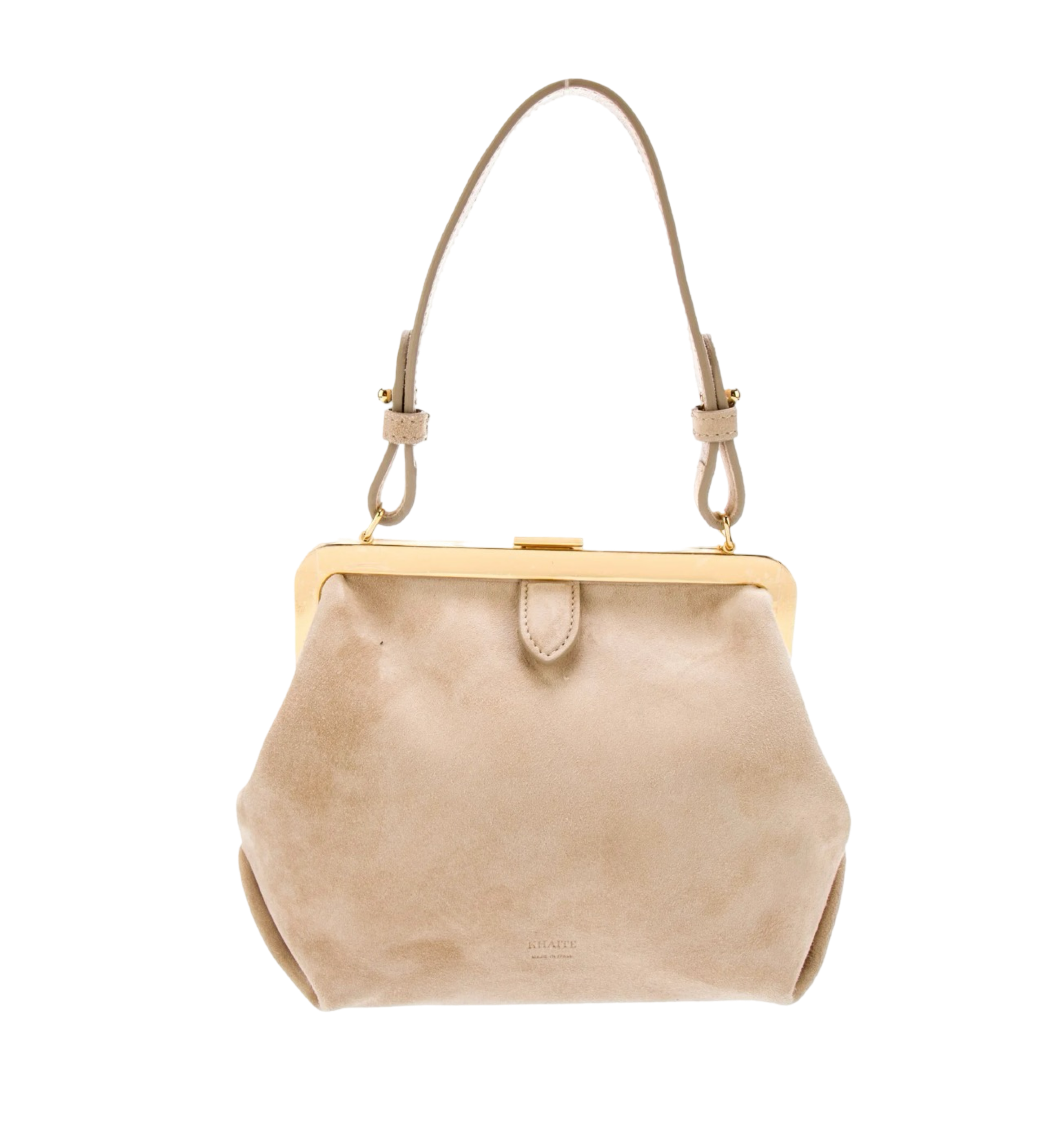 Suede Agnes Bag