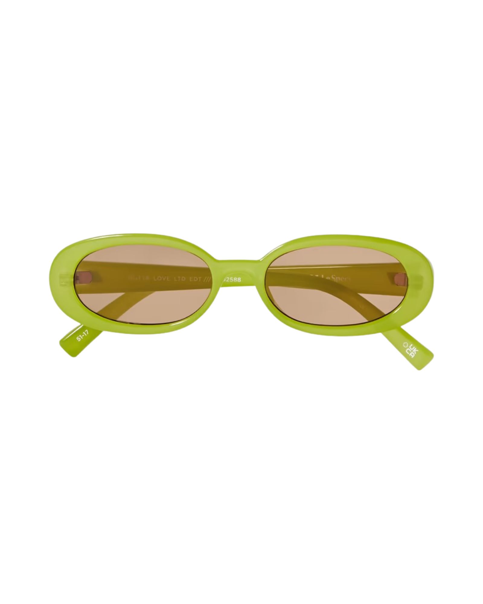 Oval-frame Acetate Sunglasses