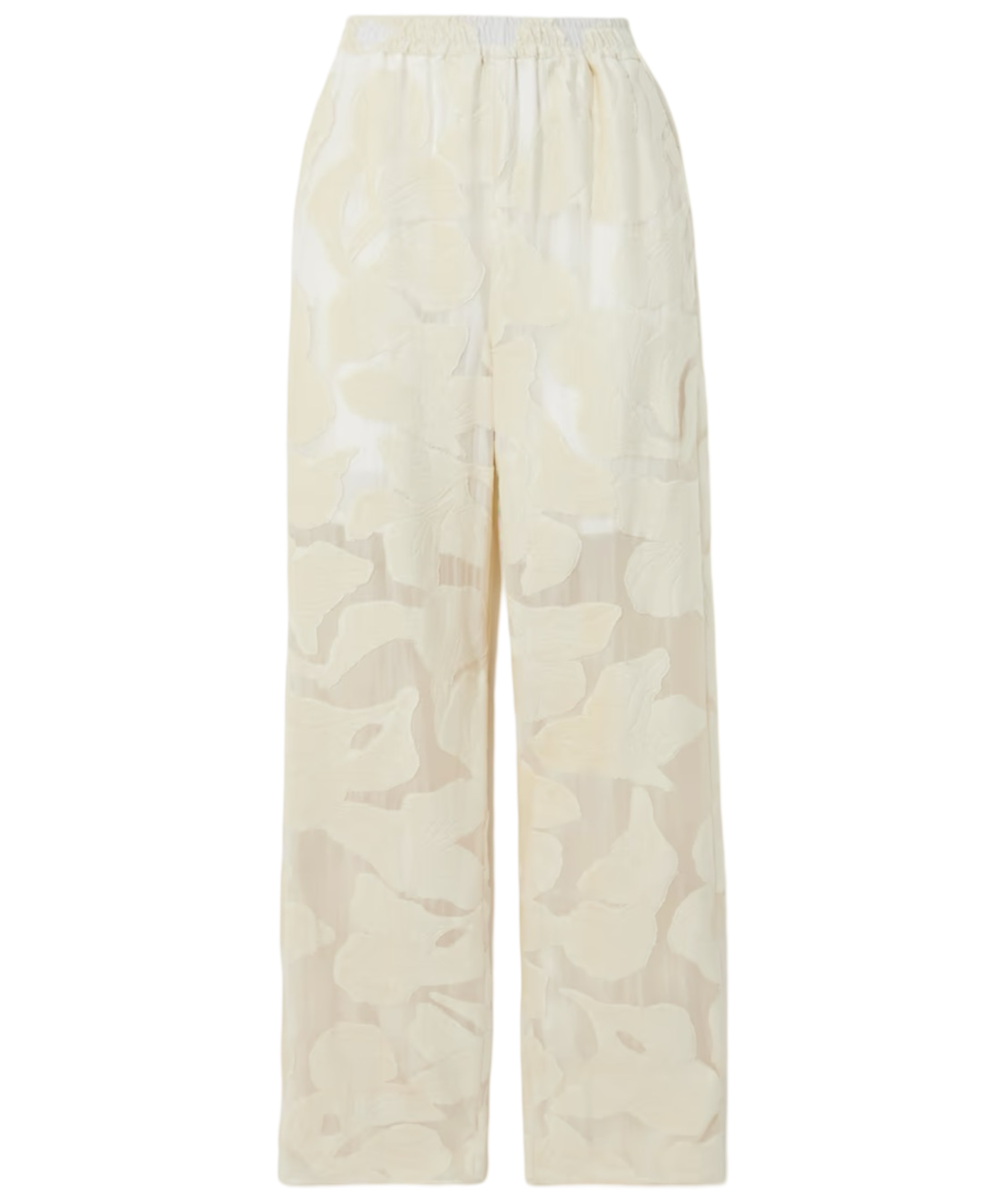 Devoré Straight-leg Pants