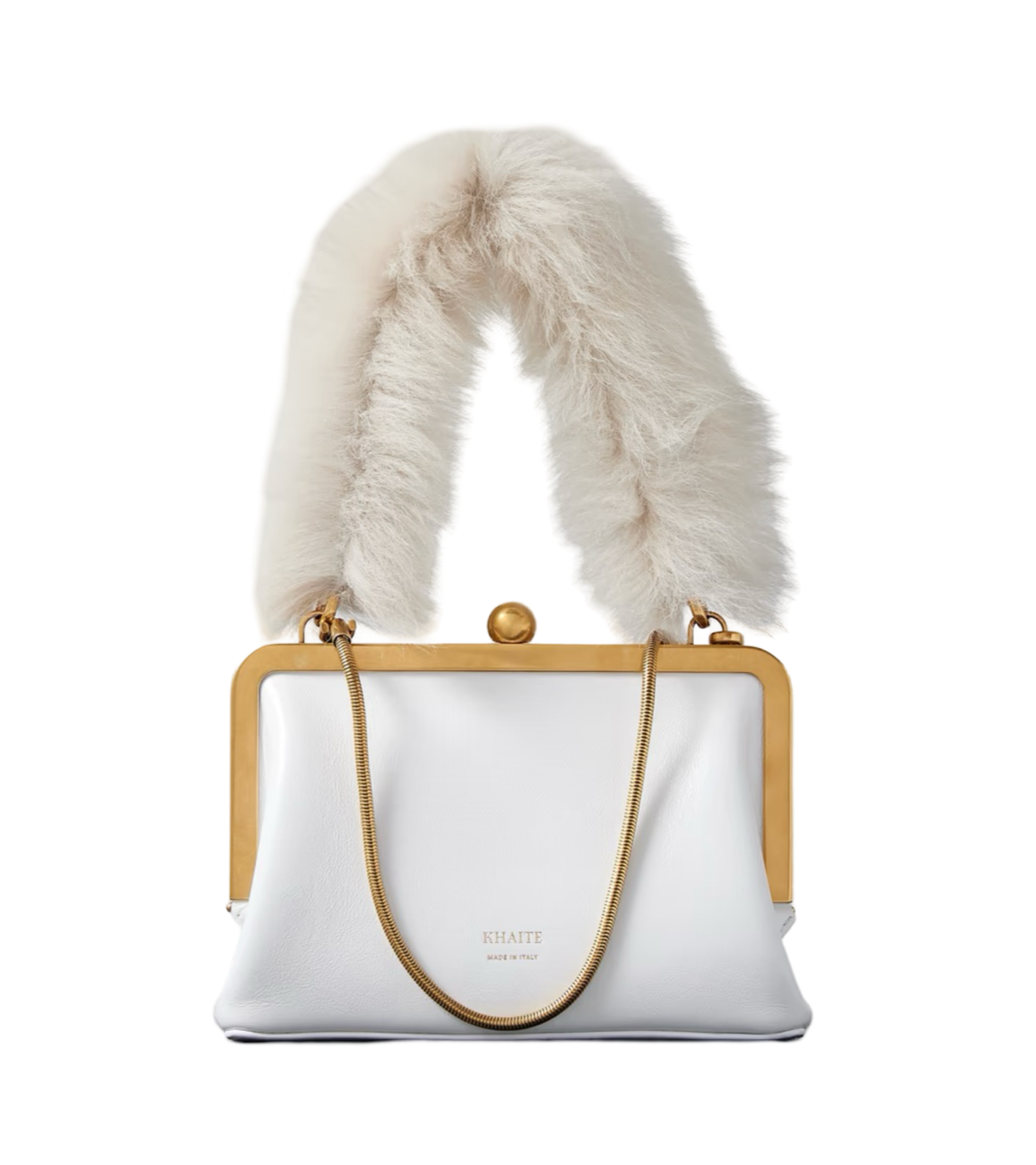 Lilith Faux Fur-Trimmed Leather Tote