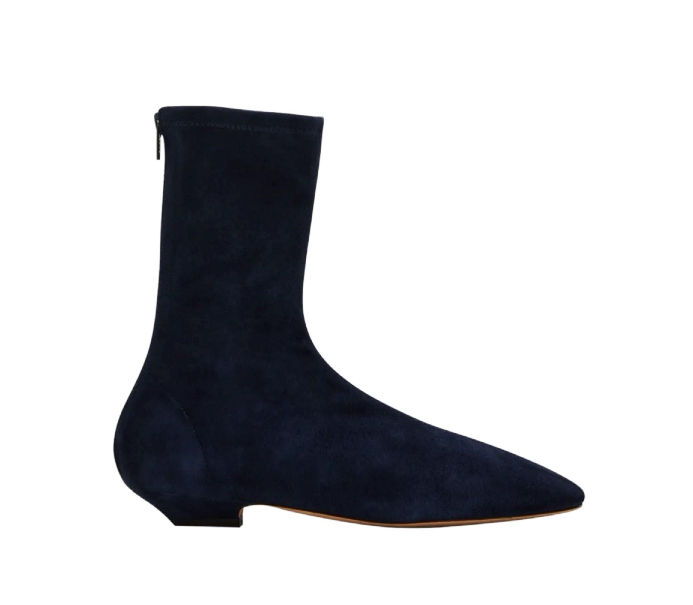 Apollo Suede Zip Ankle Boots