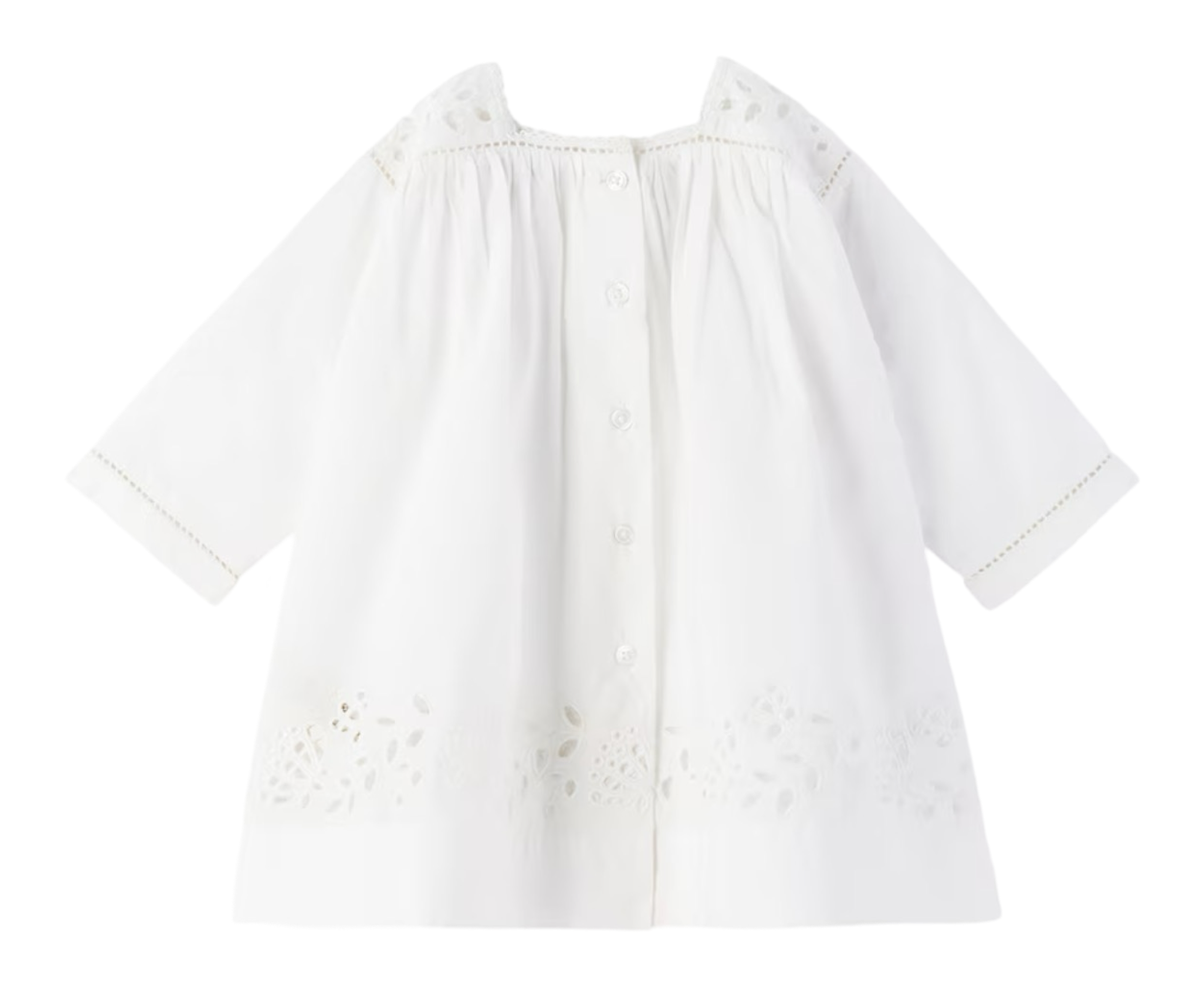 Baby White Claire Dress