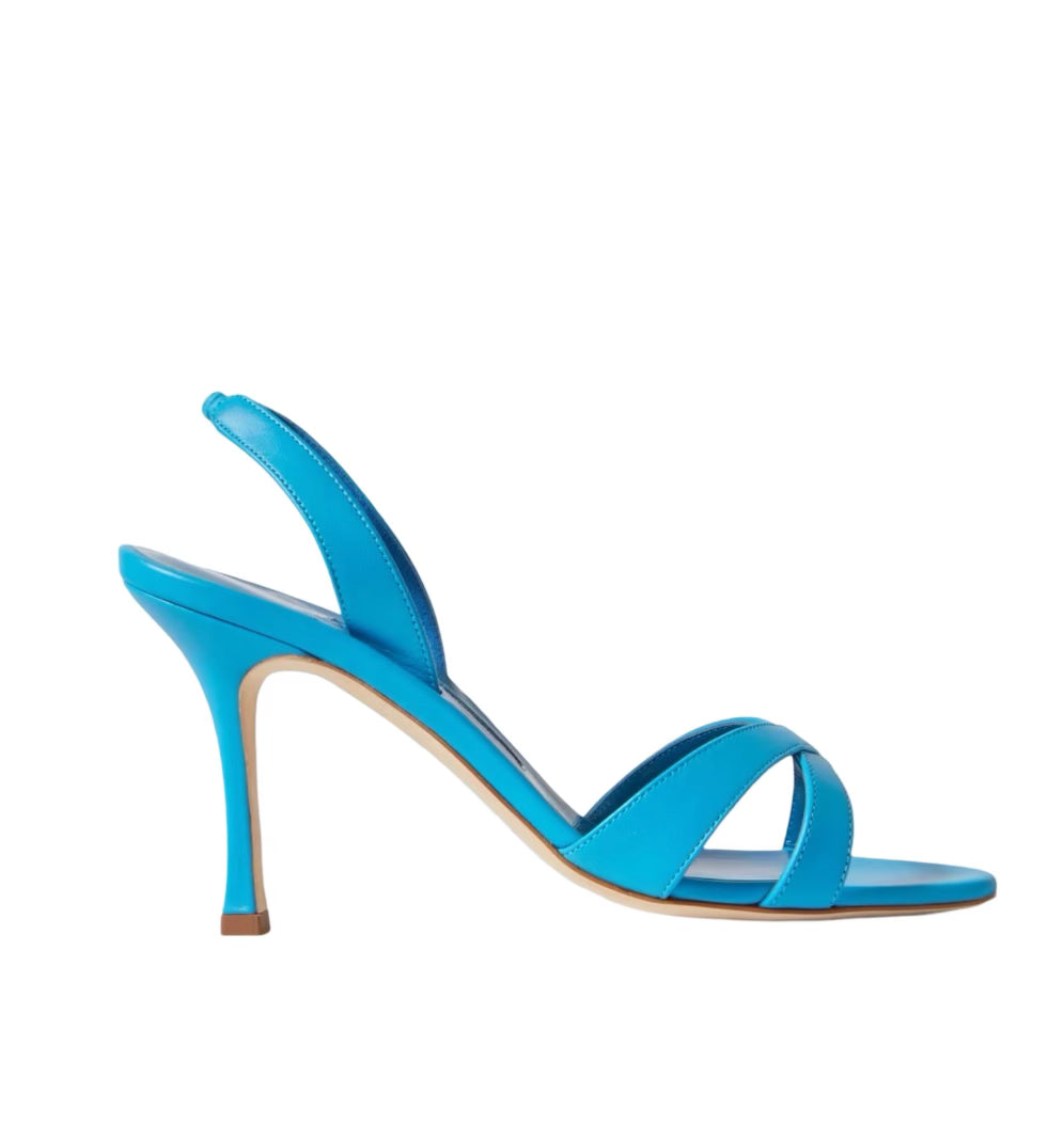 Callasli 90 Leather Slingback Sandals