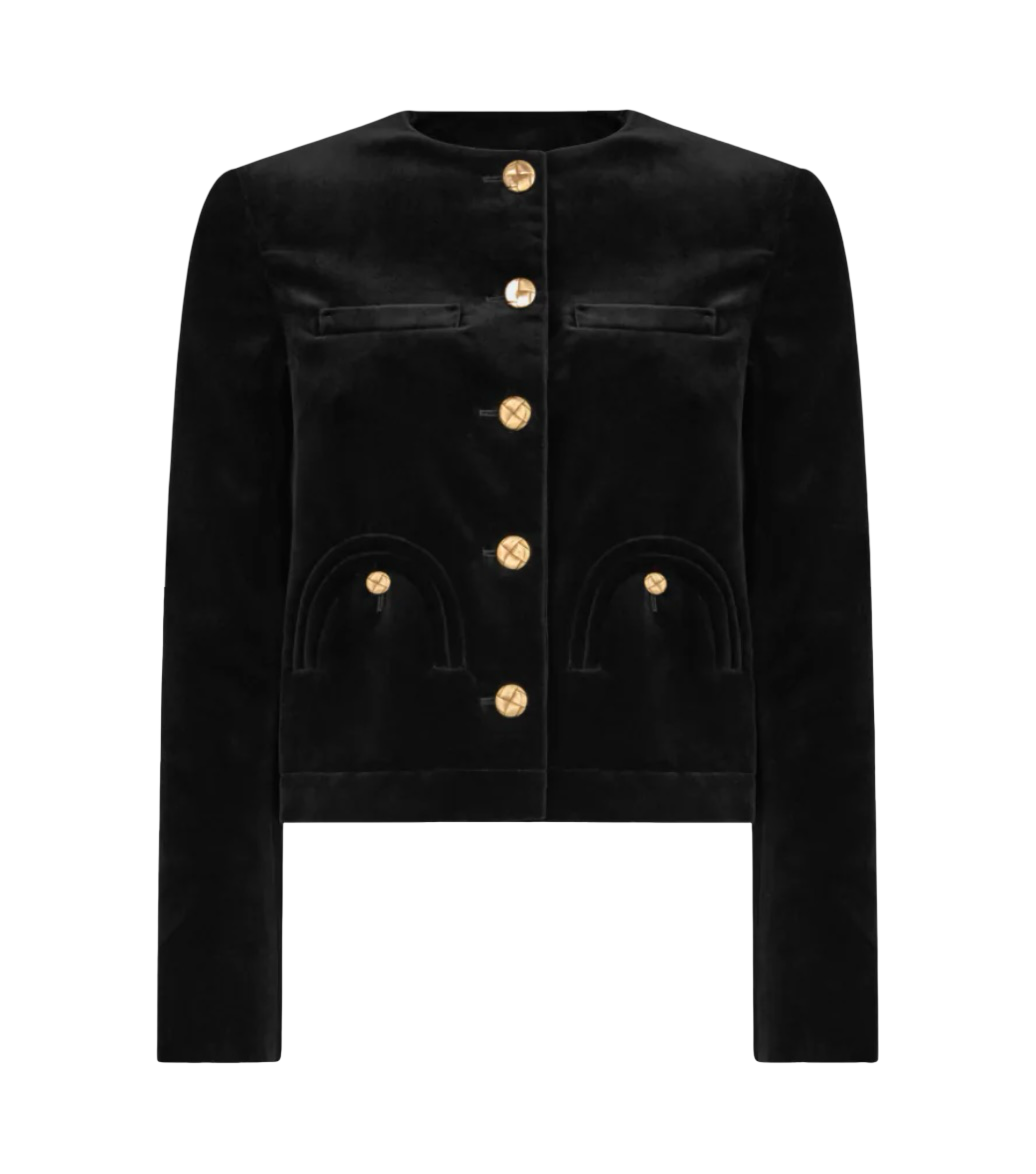 Jealousy Black Velvet Black Bolero Jacket